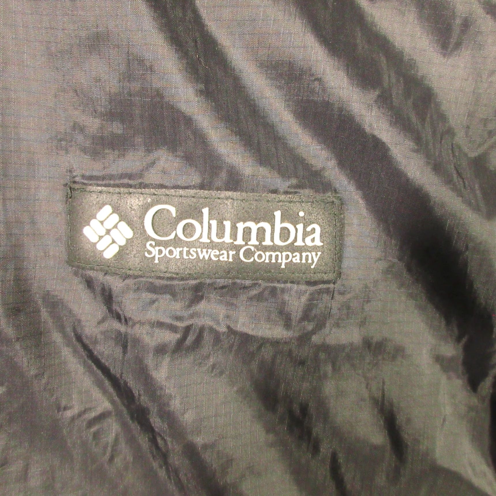 Vintage VINTAGE Columbia Jacket Women M Blue Black Packable Built in Bag and Strap Windbreaker Full Zip Lightweight Softshell 80s Outdoor Mens Womens Girls? Size M / US 6-8 / IT 42-44 - 4 Thumbnail