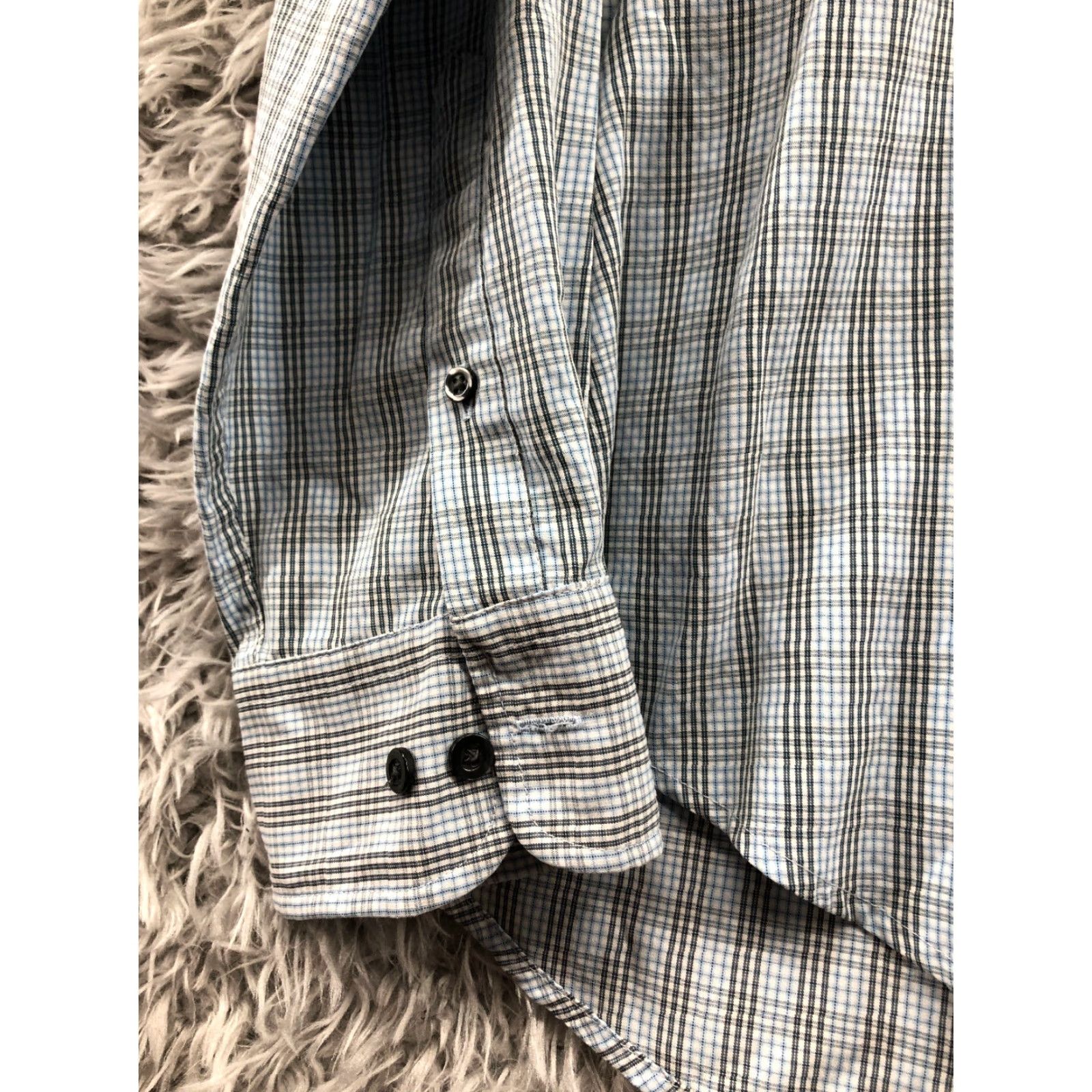 Dockers Dockers Shirt Mens Blue Plaid Button-Down Long Sleeve M Size US M / EU 48-50 / 2 - 4 Thumbnail
