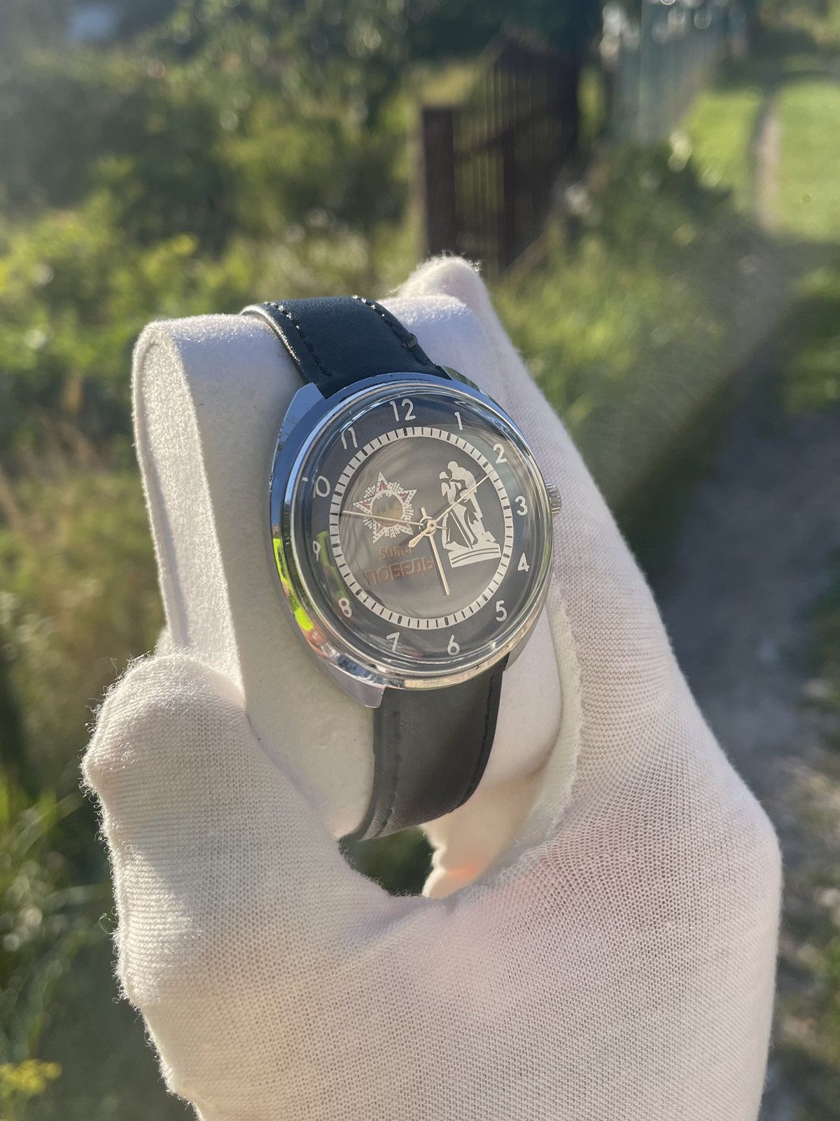 Vintage Watch Raketa Mechanical Retro Wristwatch 1990s