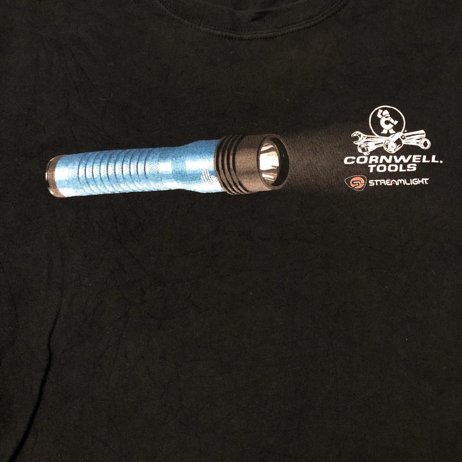 Other Men’s Black Vintage Streamlight Flashlight Graphic Tee Size US XL / EU 56 / 4 - 3 Thumbnail