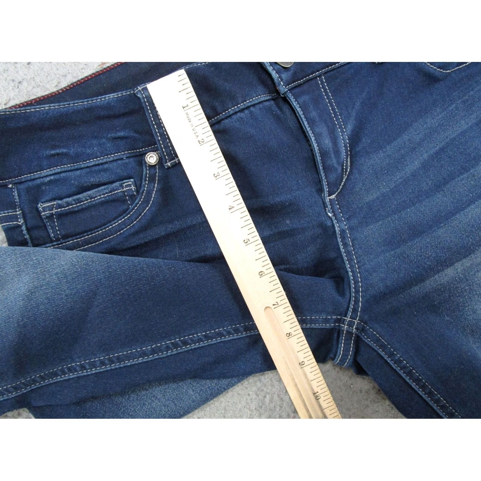 Vintage Maurices Denim Jeans Jeggings Size L Short Skinny Stretch Size 36" / US 14 / IT 50 - 6 Thumbnail
