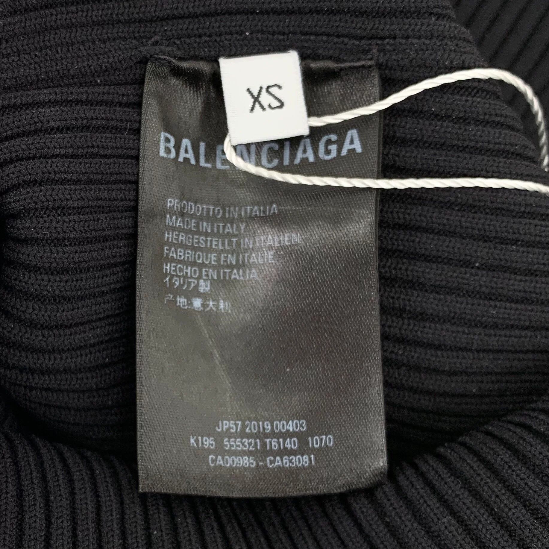 Balenciaga balenciaga black logo knit sweater xs Size US XS / EU 42 / 0 - 6 Thumbnail