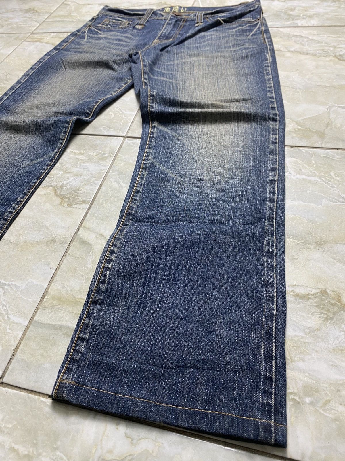 Japanese Brand Oniarai Devil@Satan Embroidered Jeans Size US 32 / EU 48 - 9 Thumbnail