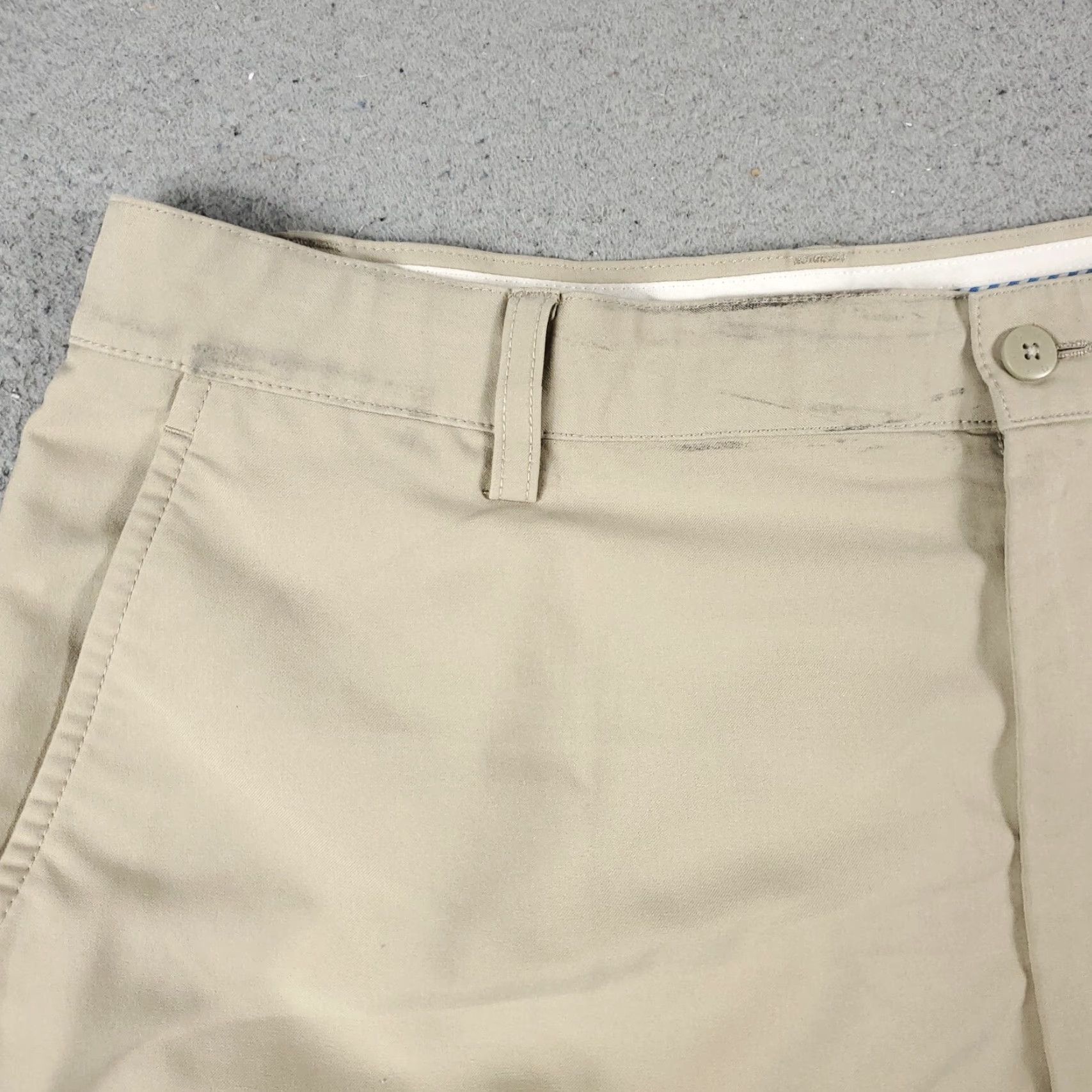 Footjoy FootJoy Shorts Mens 38 Beige Stretch Flat Front Chino Casual Workwear Golf Pants Size US 38 / EU 54 - 7 Thumbnail