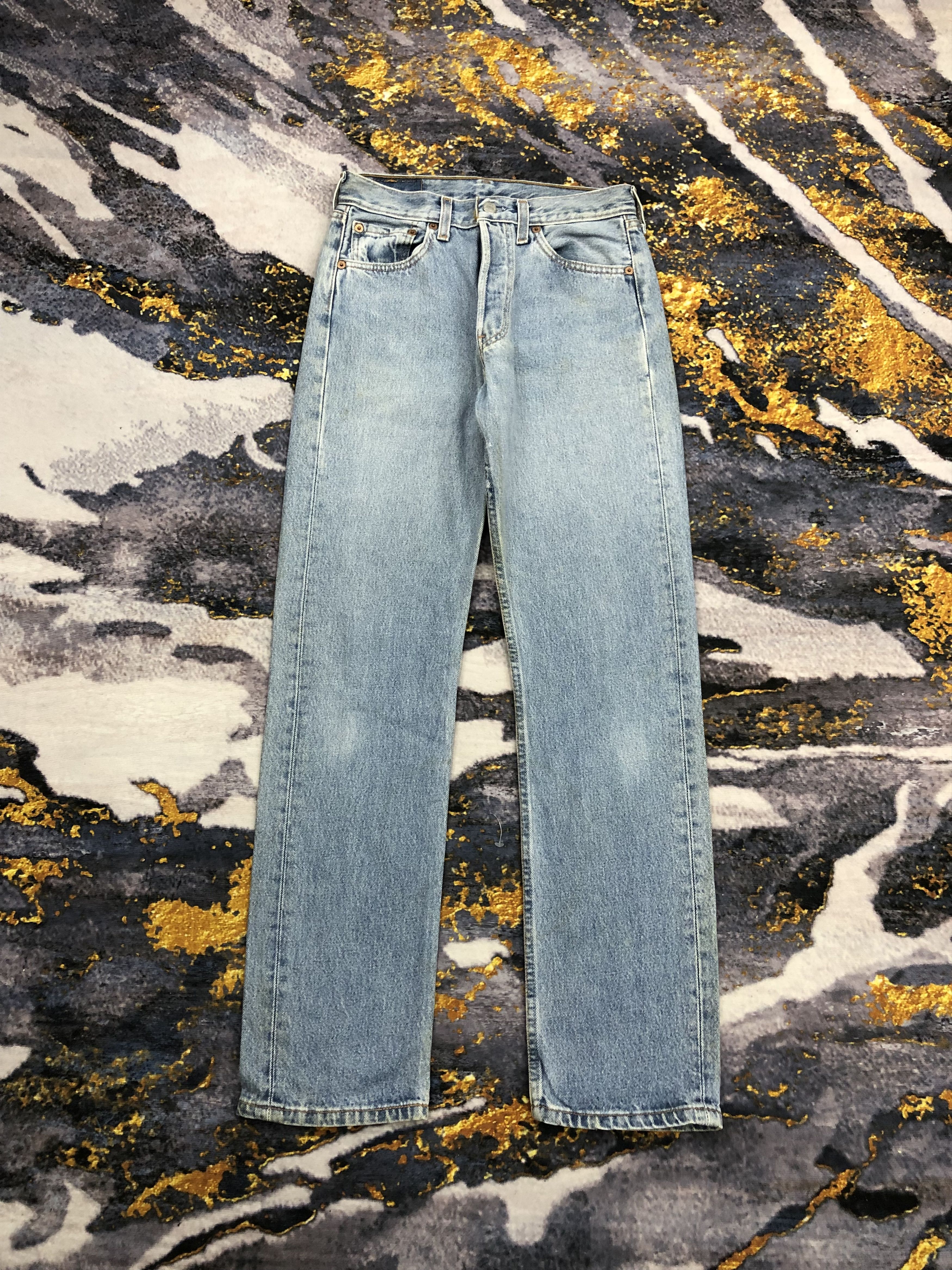 Levi's Vintage Levis 501 Student Light Blue Jeans DPP0055 Size US 28 / EU 44 - 1 Thumbnail