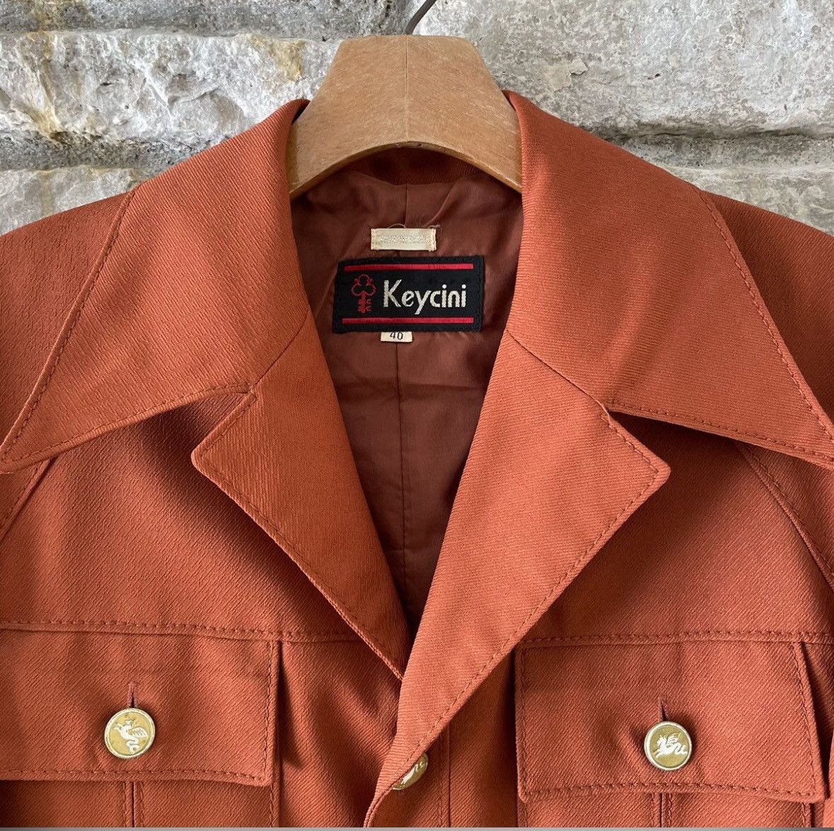 Vintage Vintage 70s Retro Blazer Size US L / EU 52-54 / 3 - 2 Thumbnail