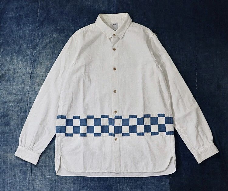 Visvim Visvim 17aw Longrider Checkrboard Border Shirt | Grailed