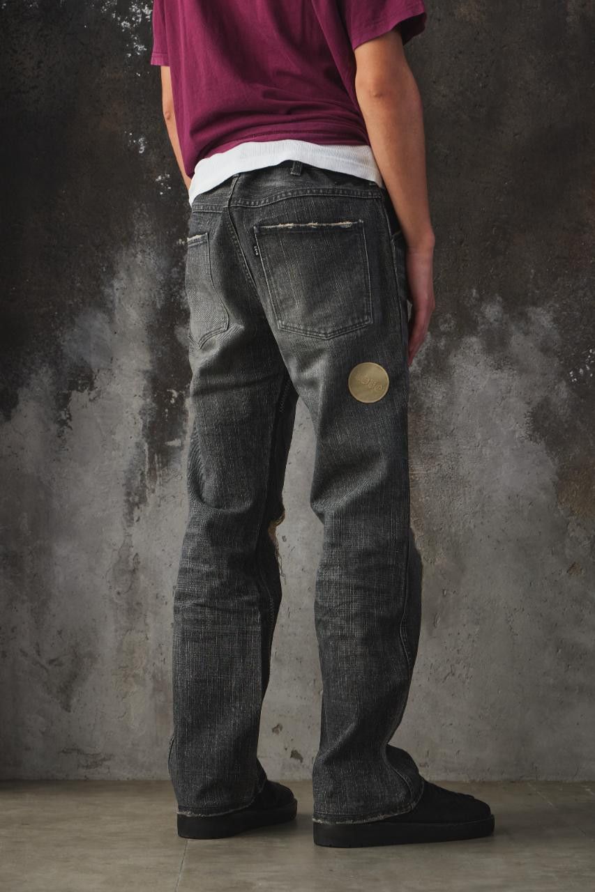 Number (N)ine Number (N)ine AW04 Patchwork Distressed Denim Size US 35 - 5 Thumbnail