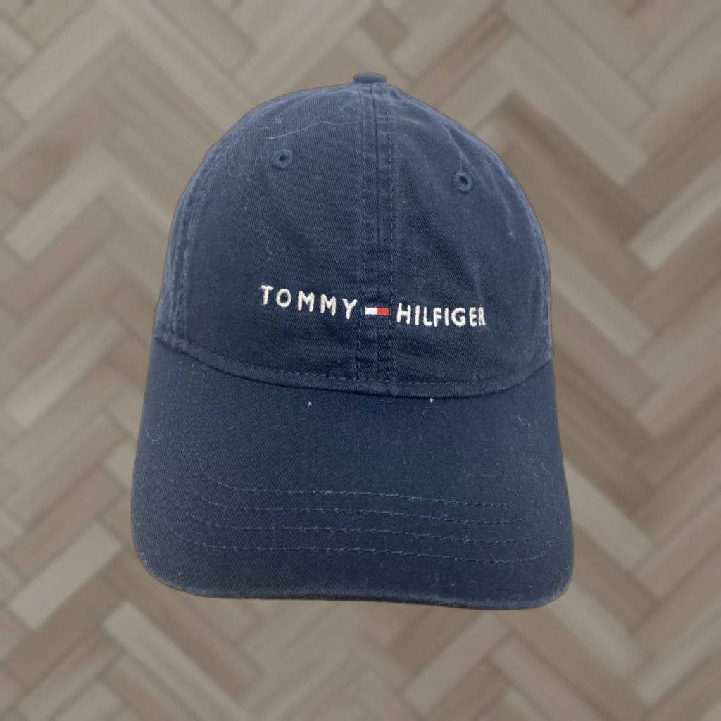 Tommy Hilfiger Tommy Hilfiger Hat Baseball Cap Adult Adjustable Blue Logo Mens Size ONE SIZE - 1 Thumbnail