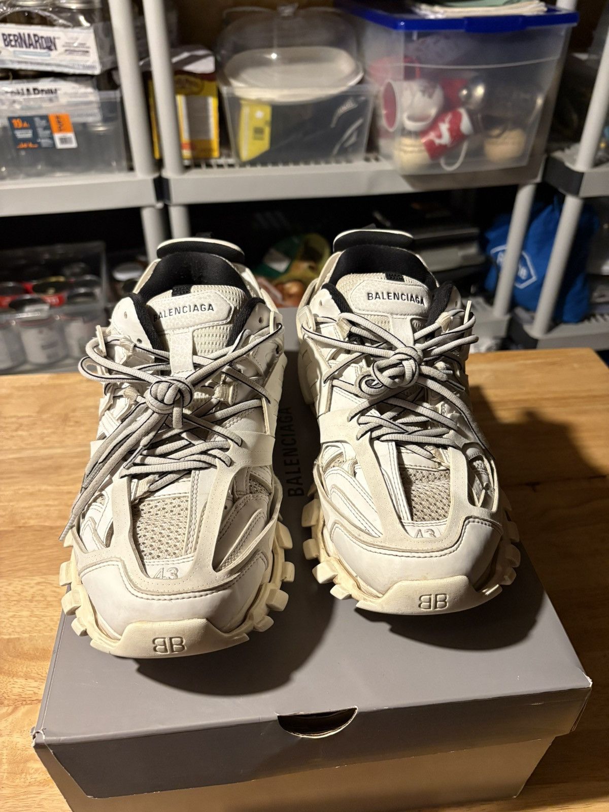 Balenciaga Balenciaga Track White Black Size US 10 / EU 43 - 2 Thumbnail
