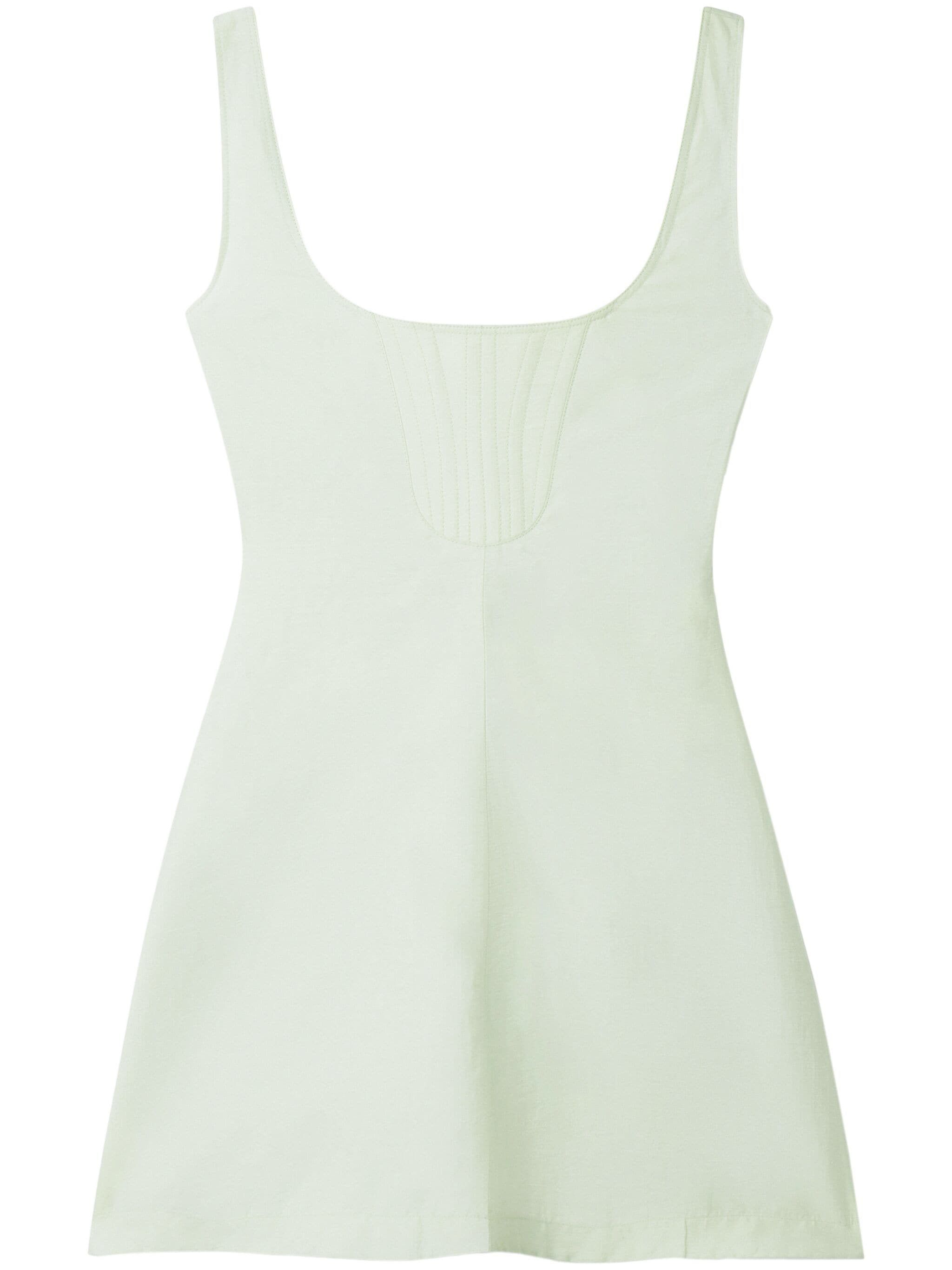 Stella McCartney o1s22i1n1024 Mini Corset Style Dress in Green Size M / US 6-8 / IT 42-44 - 1 Thumbnail