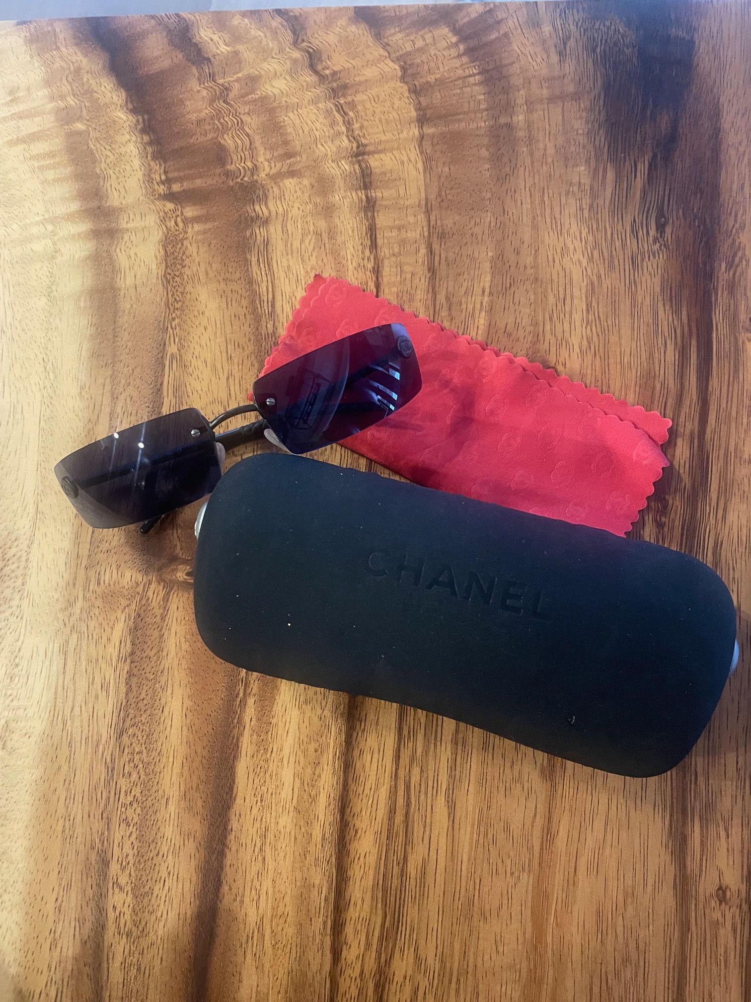 Chanel Vintage Chanel 4047 Rimless Sunglasses Size ONE SIZE - 5 Thumbnail
