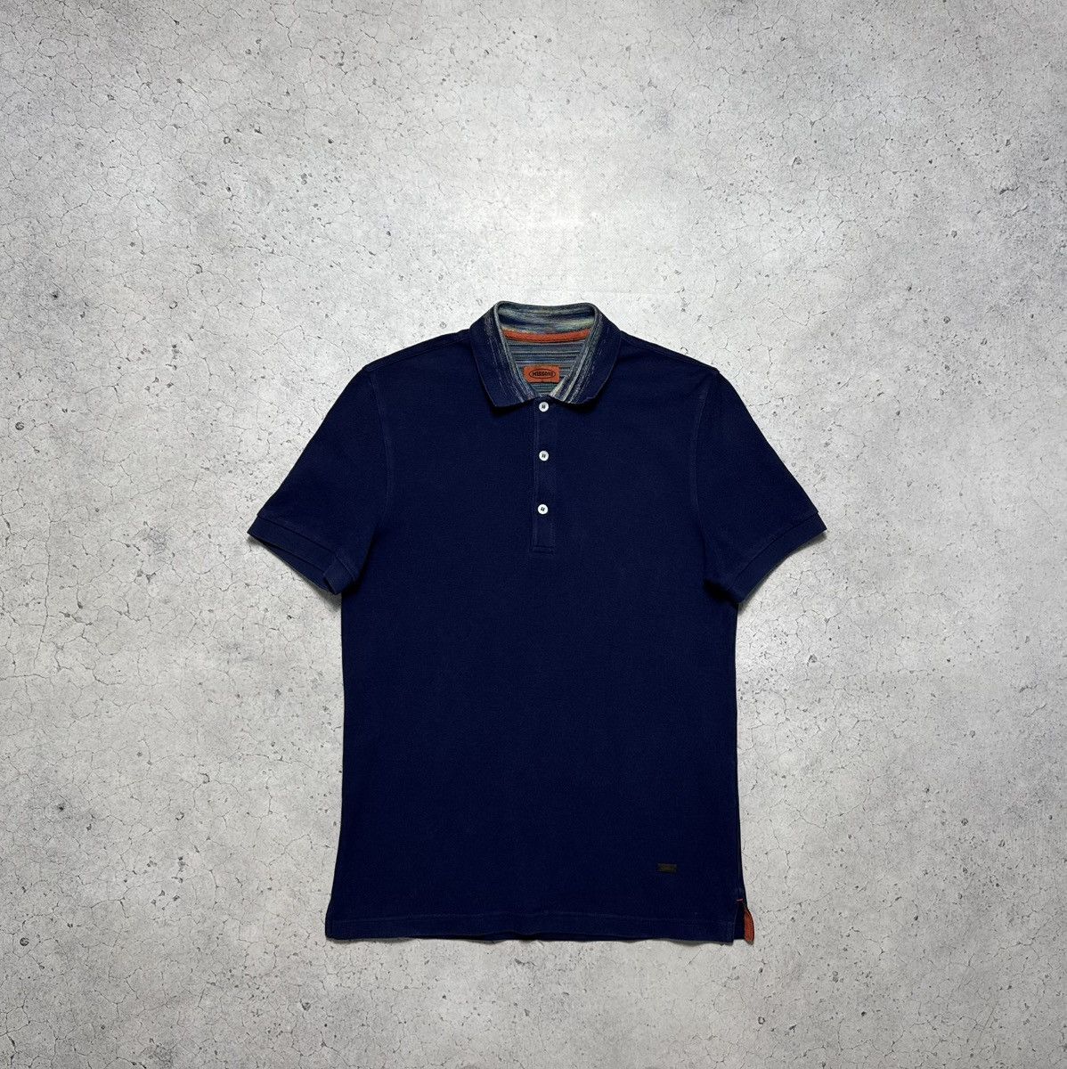 Missoni Missoni Luxury Polo Shirt Navy Size US S / EU 44-46 / 1 - 2 Thumbnail