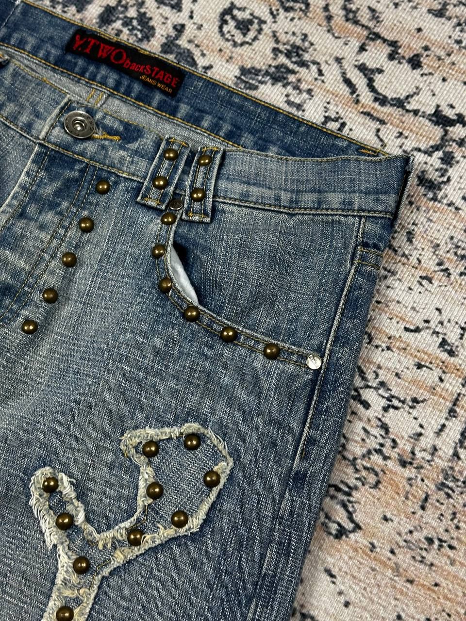 Japanese Brand Vintage Avant Garde Grunge Punk Baggy Denim Jeans Size US 34 / EU 50 - 7 Thumbnail