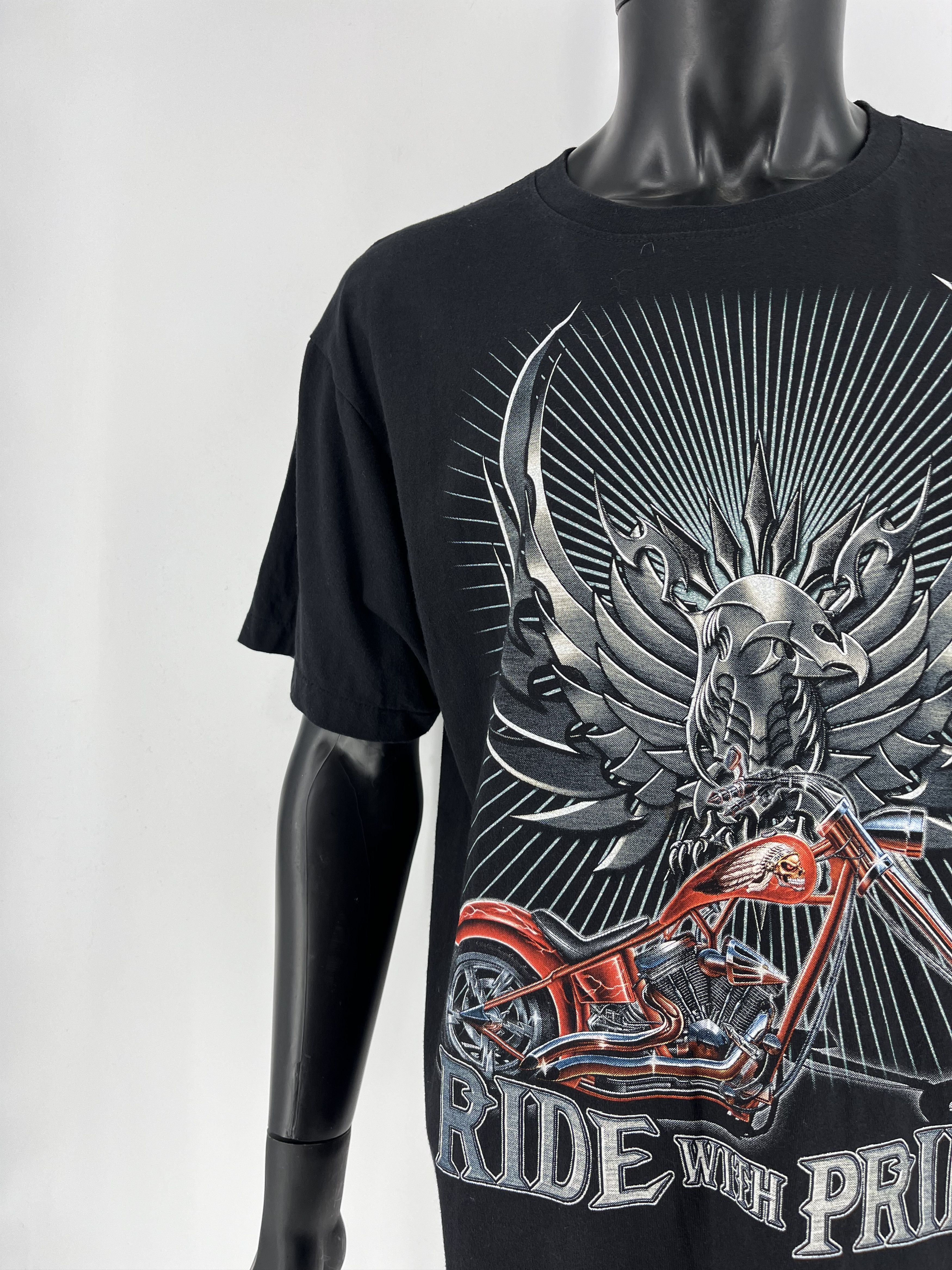 Harley Davidson × Vintage Vintage Bay Biker Ride With Pride Motobike Chopper Wild Size US L / EU 52-54 / 3 - 6 Thumbnail