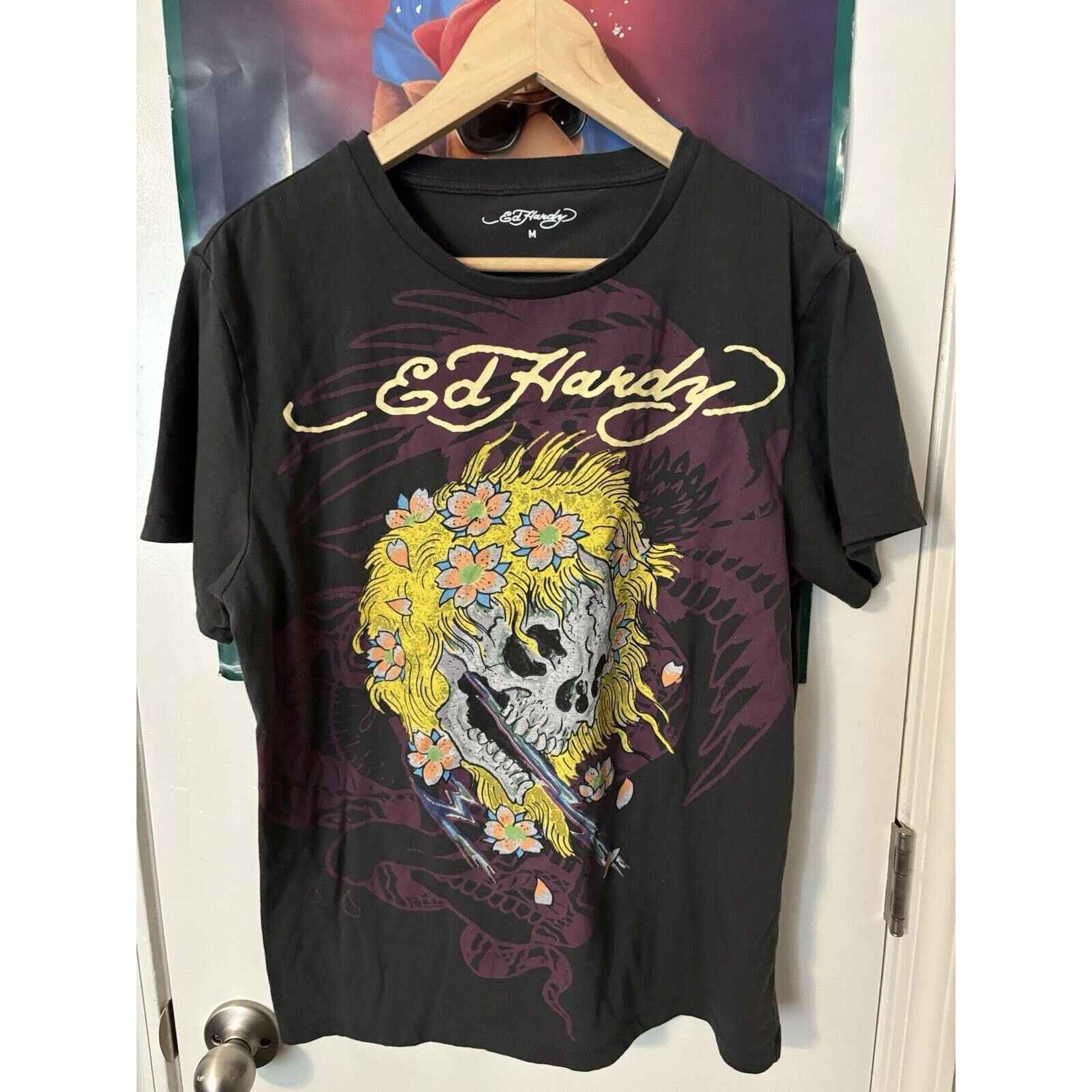 Other Vintage Ed Hardy y2k ladies shirt size medium grey Size US M / EU 48-50 / 2 - 1 Thumbnail