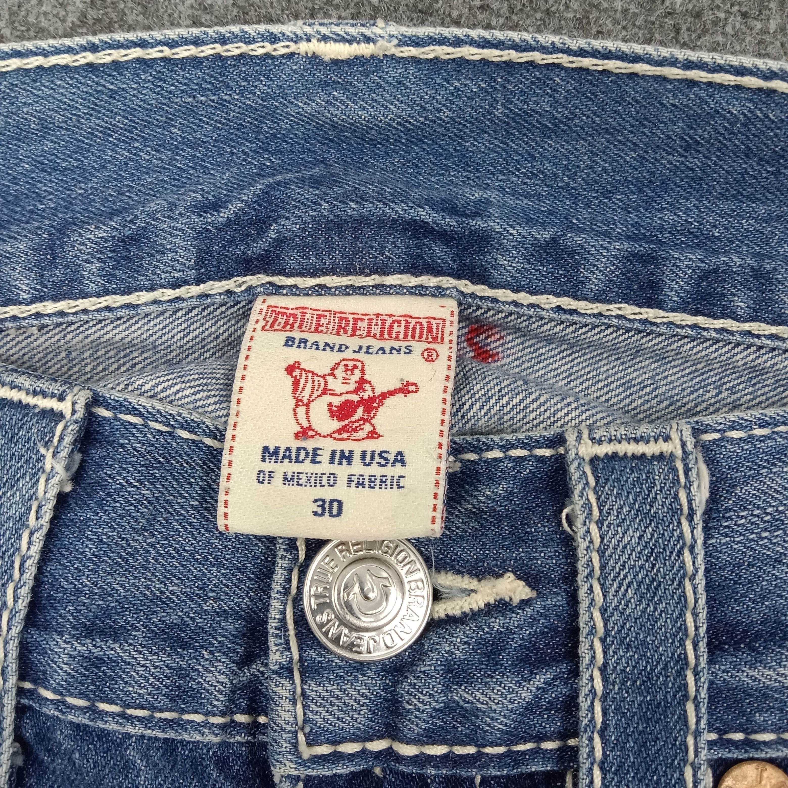 True Religion True Religion American Bootcut Denim Jeans C258N23 Size US 33 - 9 Thumbnail