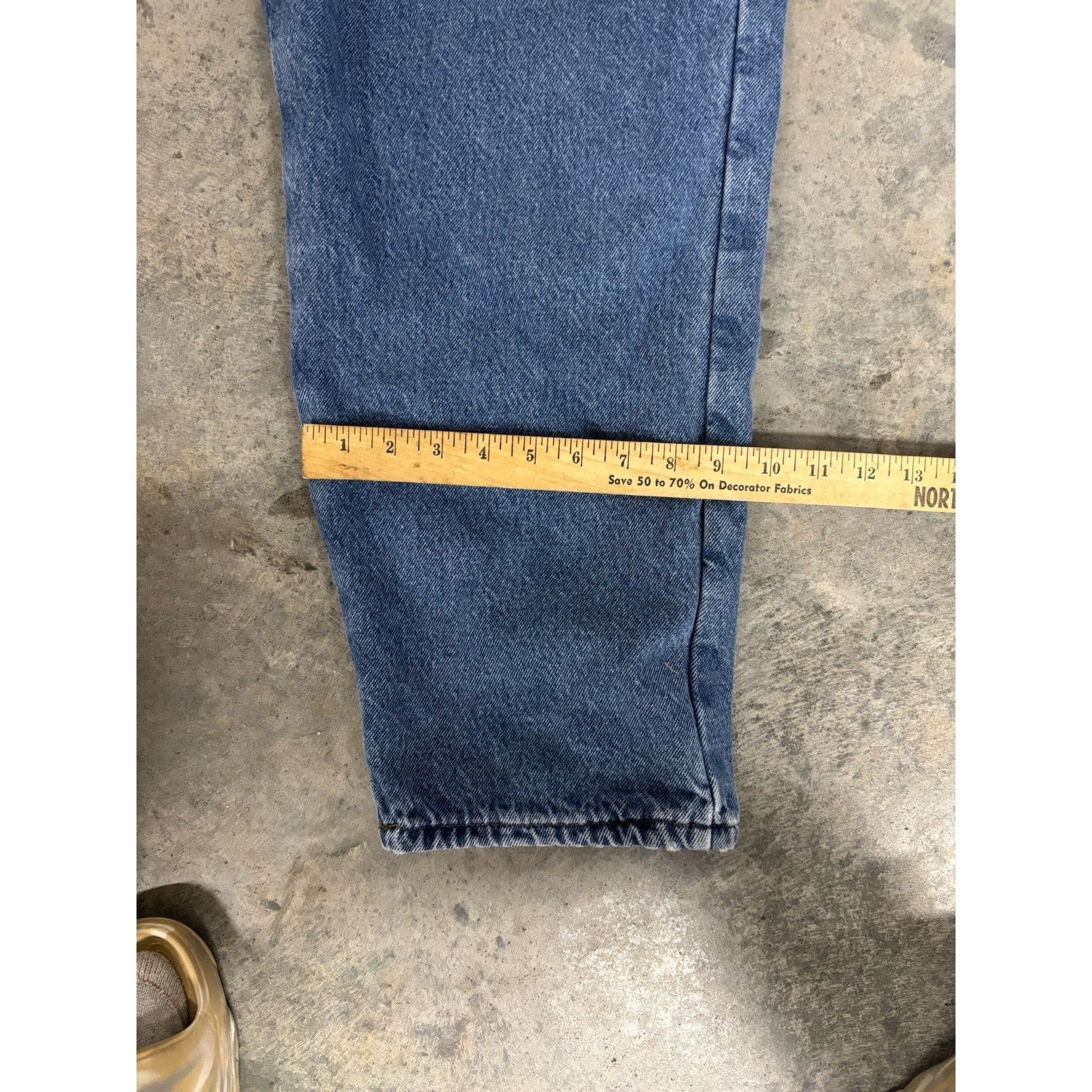 L.L. Bean Vintage L.L. Bean Mens Relaxed Fit Flannel Lined Jeans Size US 40 / EU 56 - 8 Thumbnail