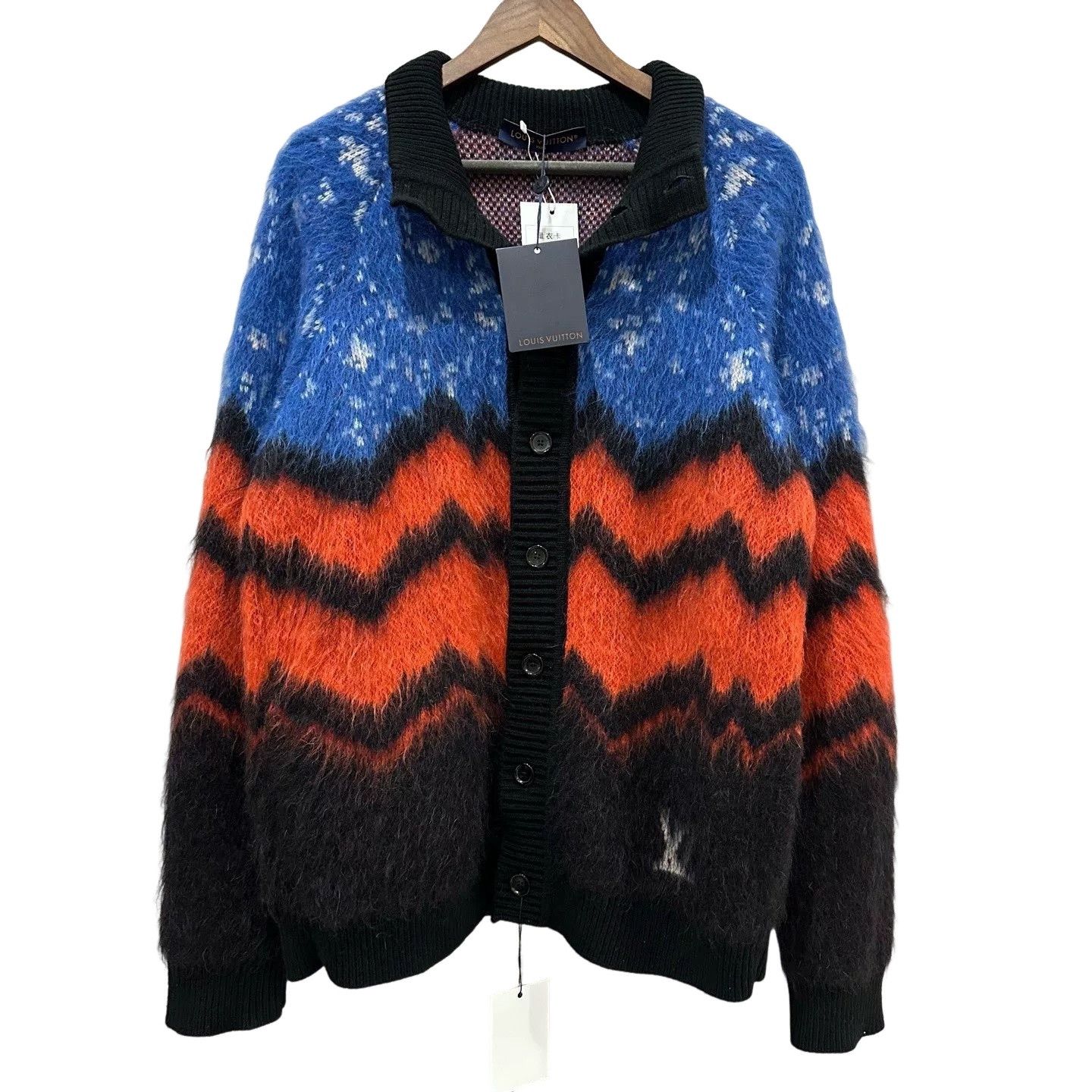 Louis Vuitton Louis Vuitton Zig-Zag Mohair Cardigan Size L Size US L / EU 52-54 / 3 - 1 Thumbnail