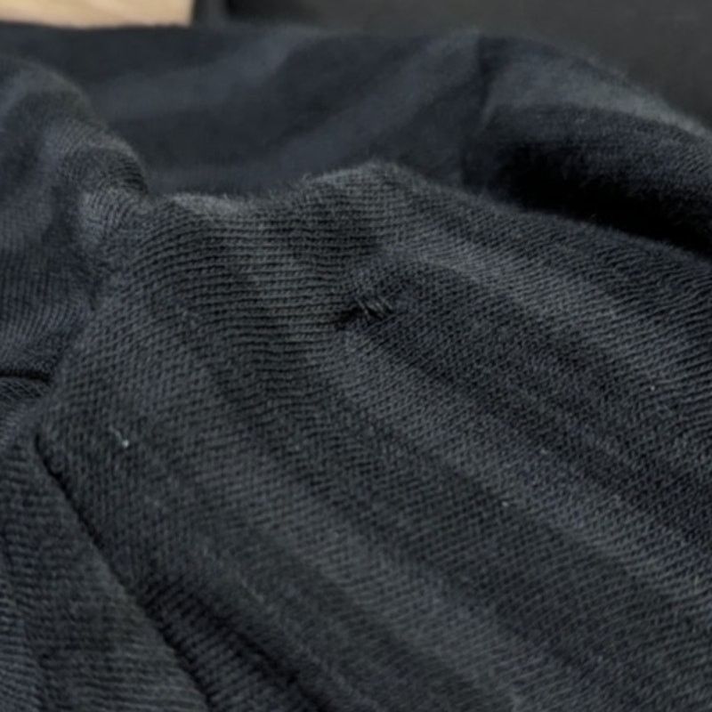 Other Lilla P Striped Black Tank Top Cardigan Pima Cotton Duo XS/S Size XS / US 0-2 / IT 36-38 - 7 Thumbnail