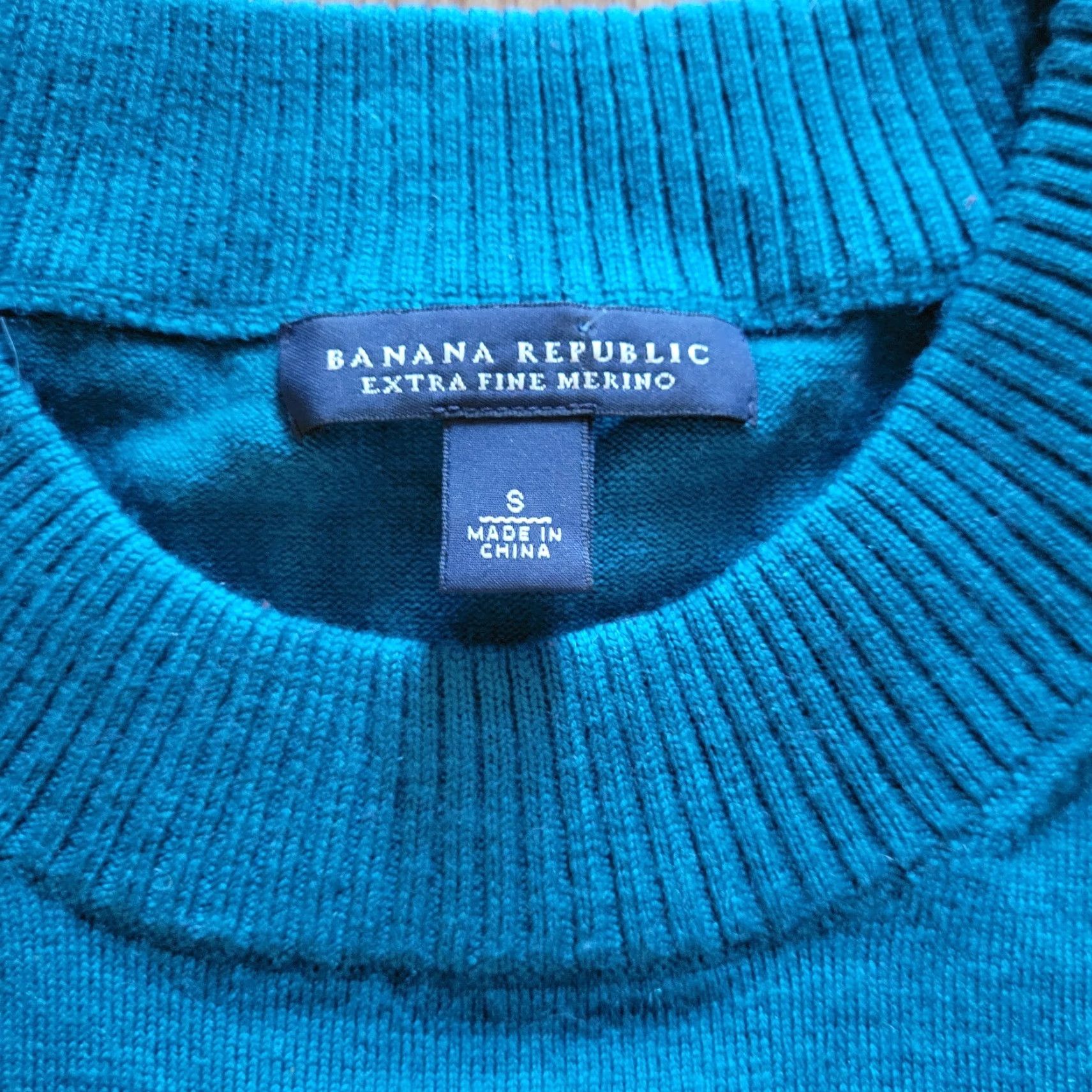 Banana Republic Banana Republic Sweater Shirt Womens Small Green Merino Wool Basic Holiday Size S / US 4 / IT 40 - 4 Thumbnail