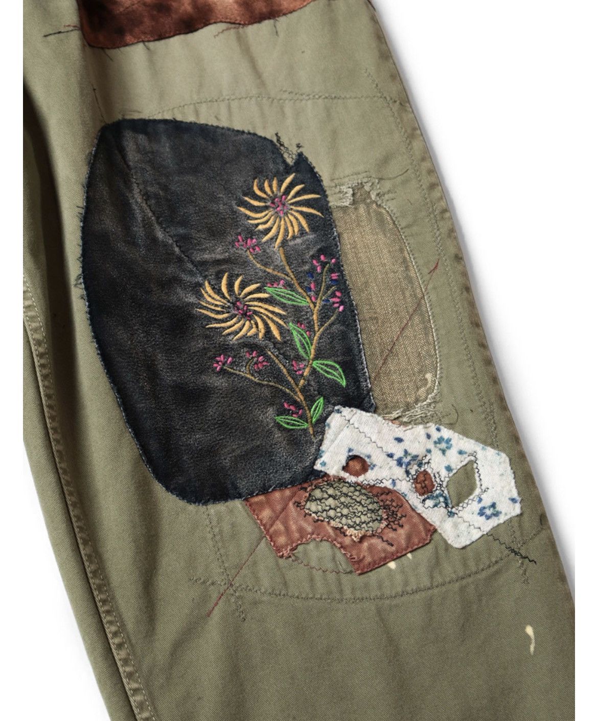 Kapital Kapital Katsuragi High Waist Pants Gypsy Patch Remake size 2 Size US 32 / EU 48 - 5 Thumbnail