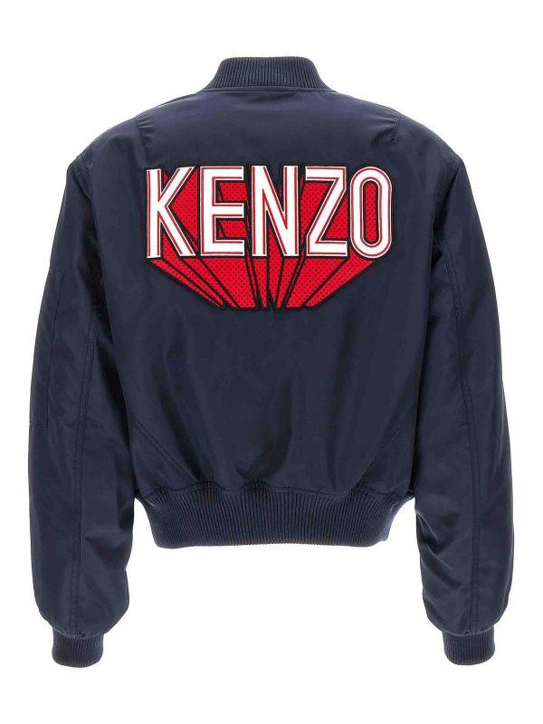 Kenzo o1y1025 Full-Length Jacket in Midnight Blue Size M / US 6-8 / IT 42-44 - 2 Thumbnail