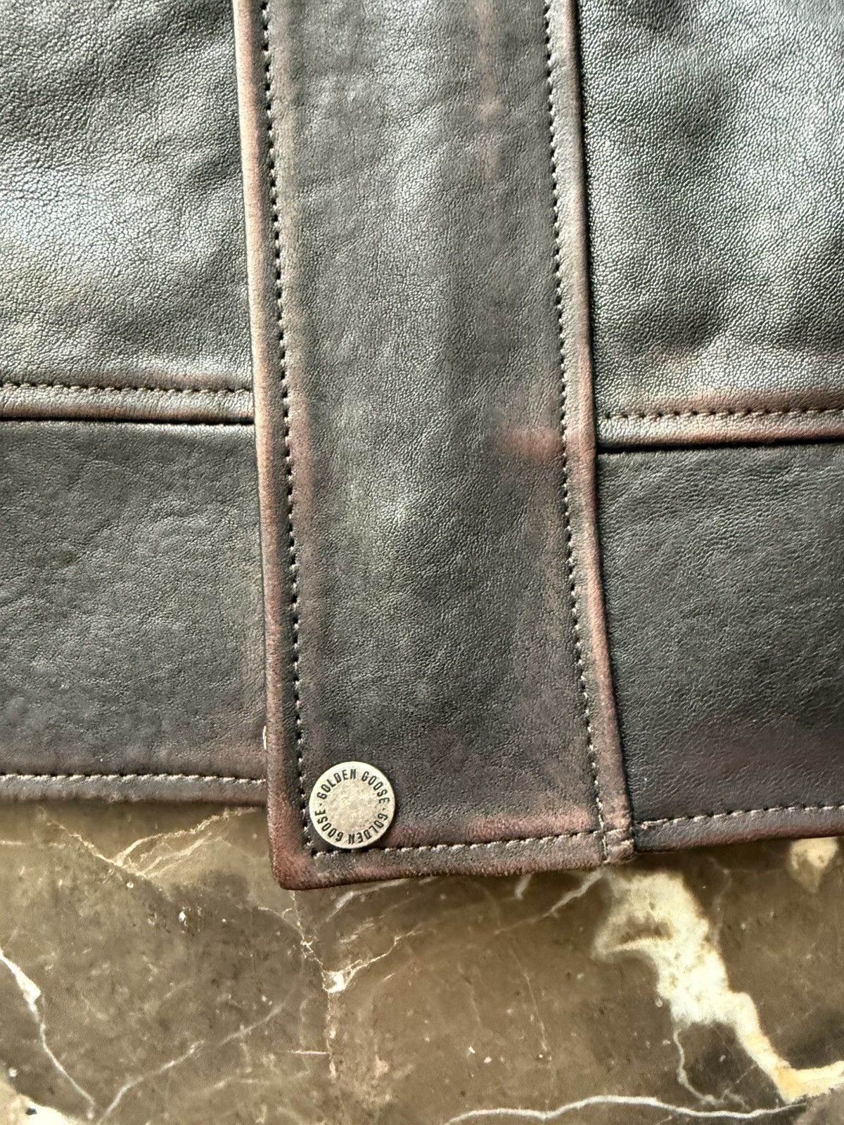 Golden Goose Golden Goose Bomber Jacket — Nappa Leather Size US L / EU 52-54 / 3 - 3 Thumbnail