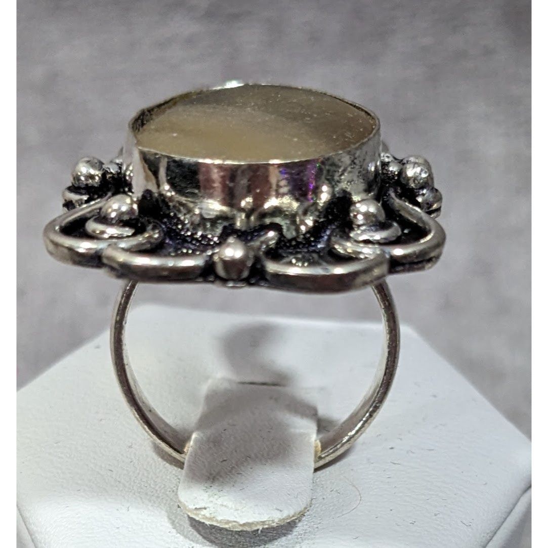 Other Victorian Style Rutilated Quartz Sterling Silver Statement R Size ONE SIZE - 5 Thumbnail