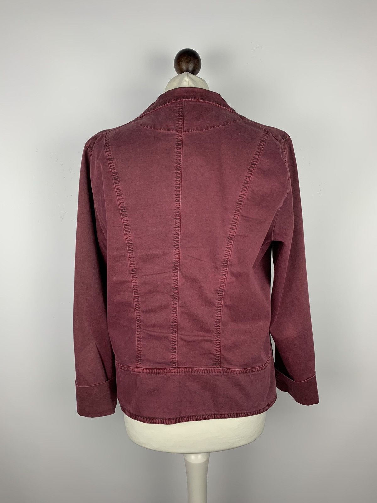 OSKA OSKA Avant Garde Blazer Jacket Size 3 Purple One Button Size ONE SIZE - 4 Thumbnail