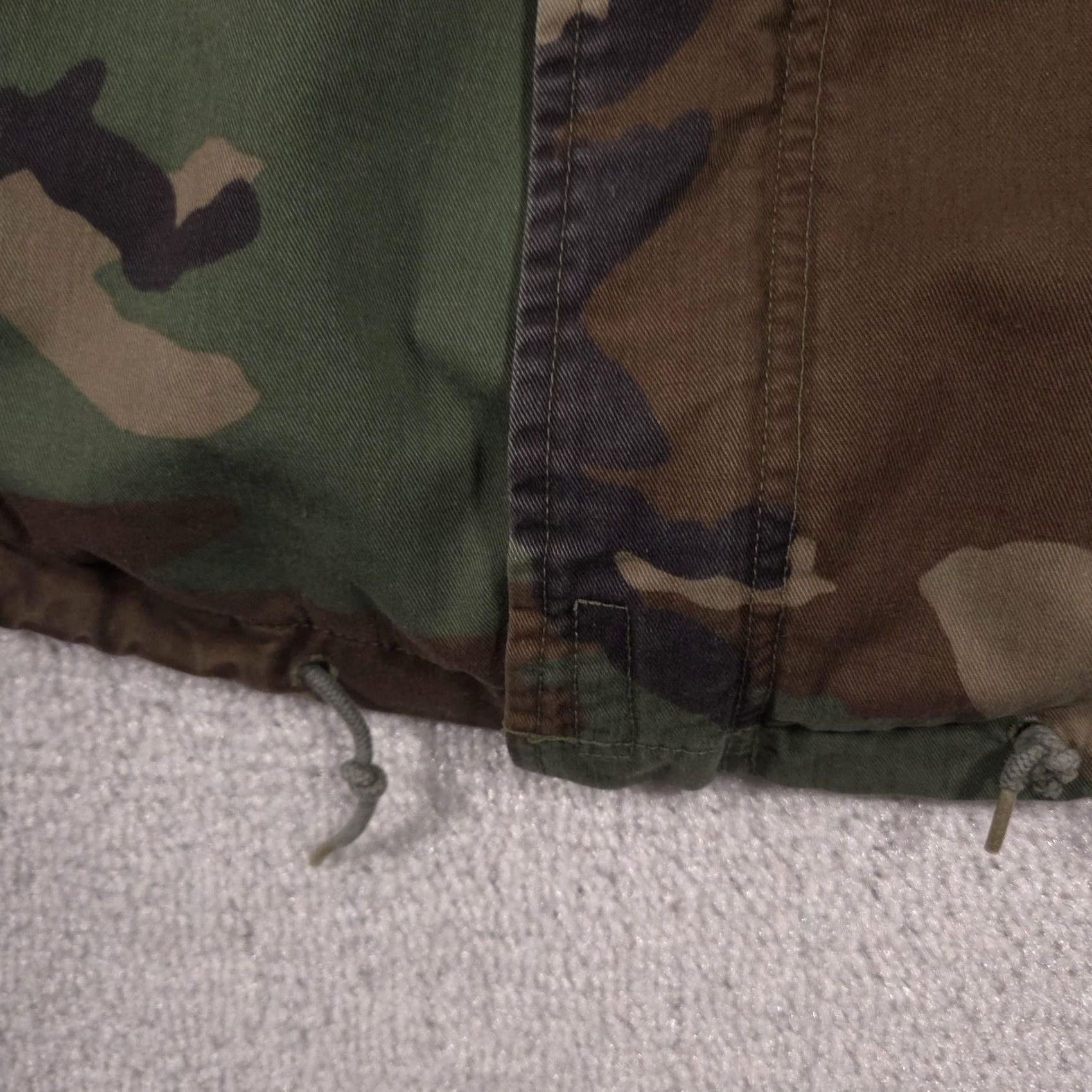 Vintage VINTAGE Isratex Jacket Mens M Woodland Camo Military Cotton-Blend Full Zip Pockets 80s Mens Size US M / EU 48-50 / 2 - 6 Thumbnail