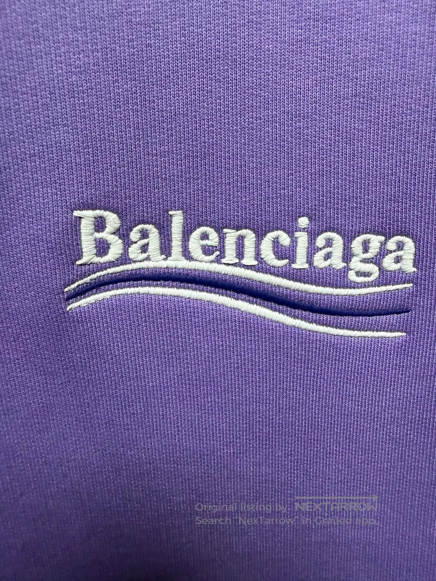 Balenciaga balenciaga purple hooded sweatshirt size L. Size US L / EU 52-54 / 3 - 5 Thumbnail