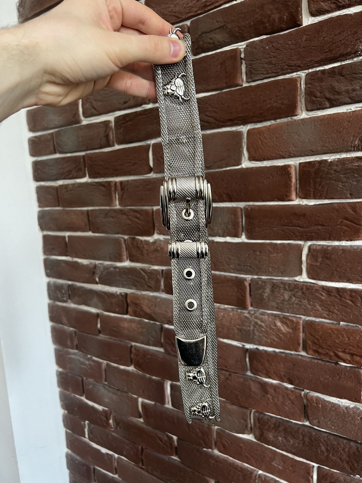 Vintage Y2K Drip Metal Belt Avant Garde Hype Taurus 75
