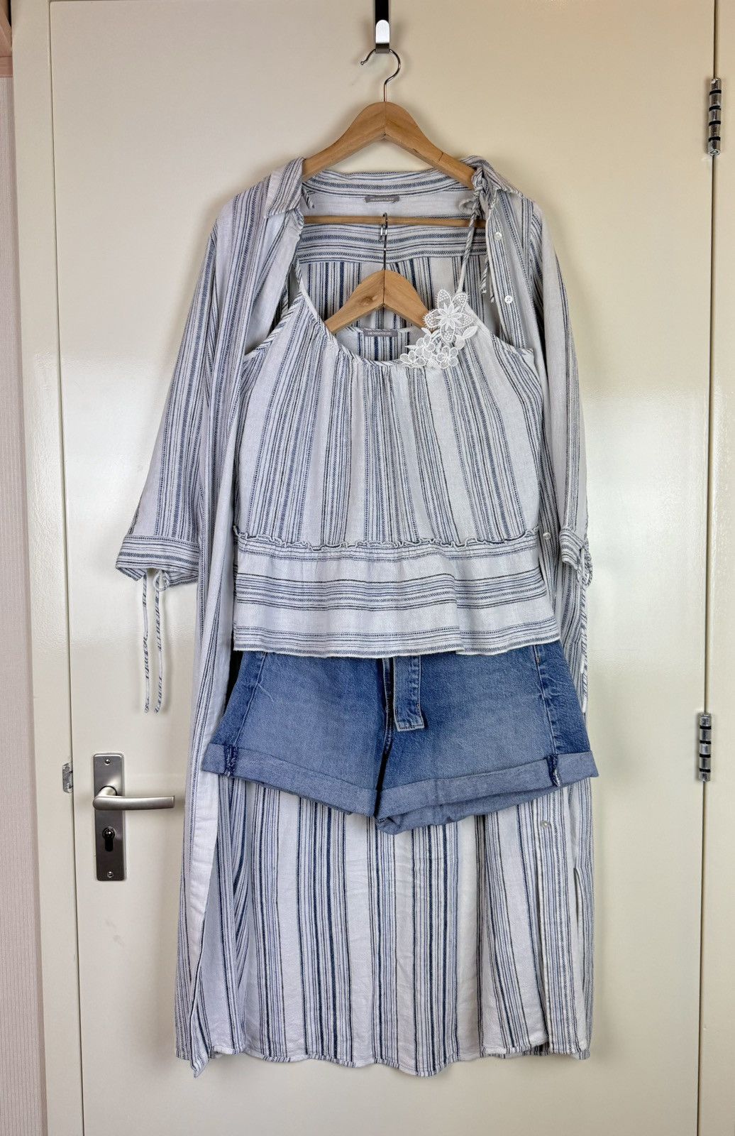 Hysteric Glamour Hemisphere linen cotton set long dress tank top camisole M-S Size M / US 6-8 / IT 42-44 - 5 Thumbnail