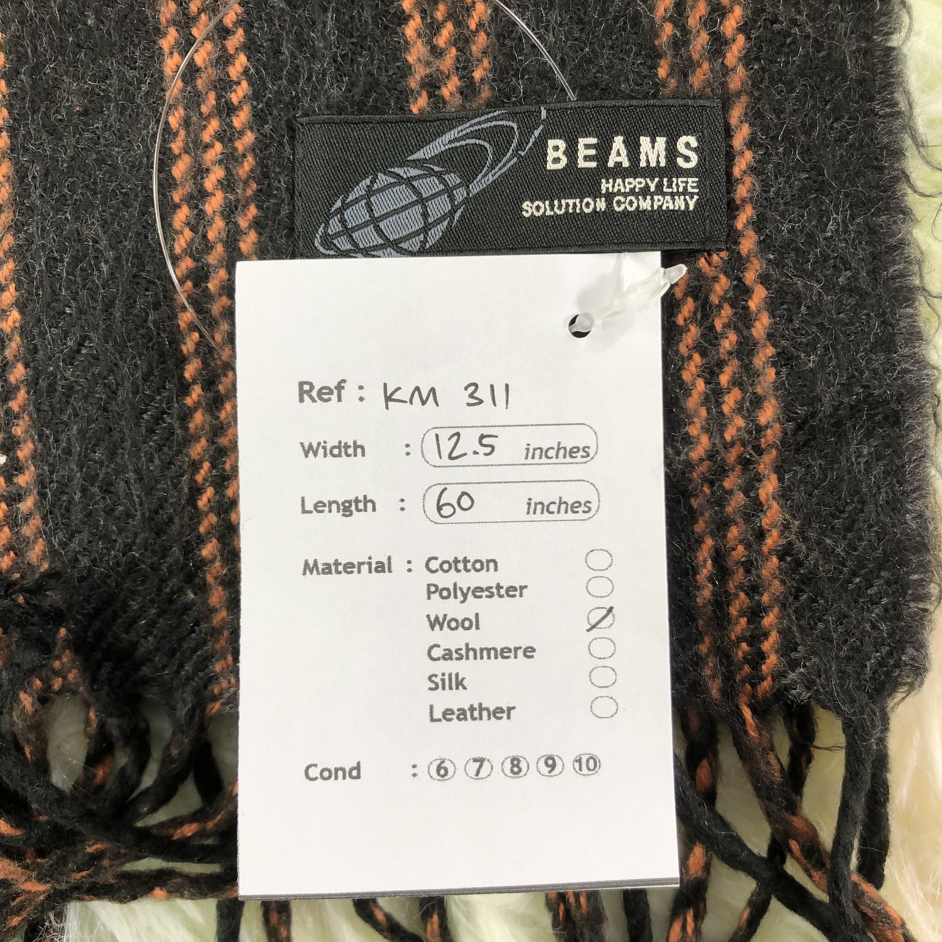 Beams Plus Beams Scarf / Muffler / Neckwear - KM311 Size ONE SIZE - 5 Thumbnail