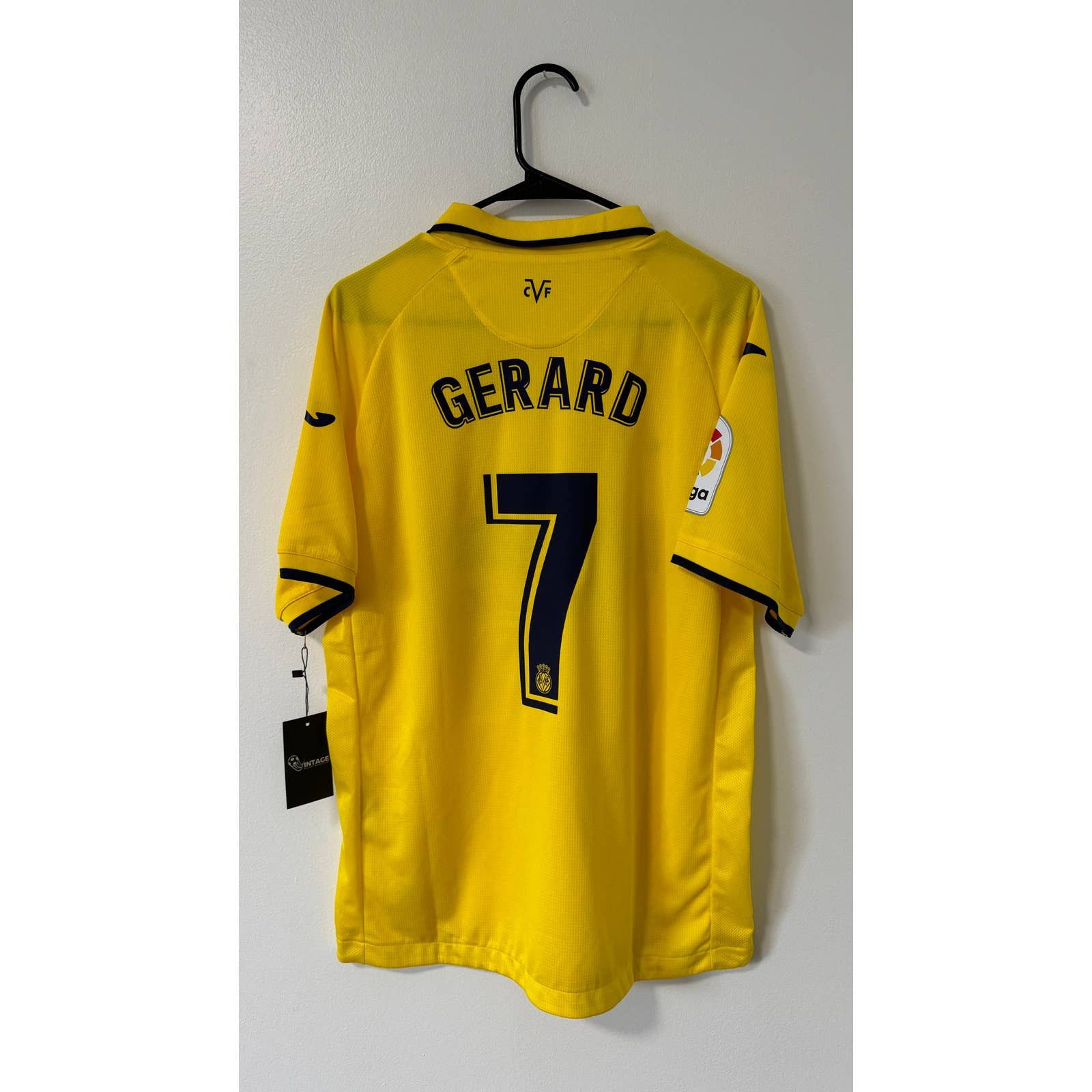 image of Villarreal Home 2022/23 Gerard Moreno 7 in Yellow, Men's (Size Large)