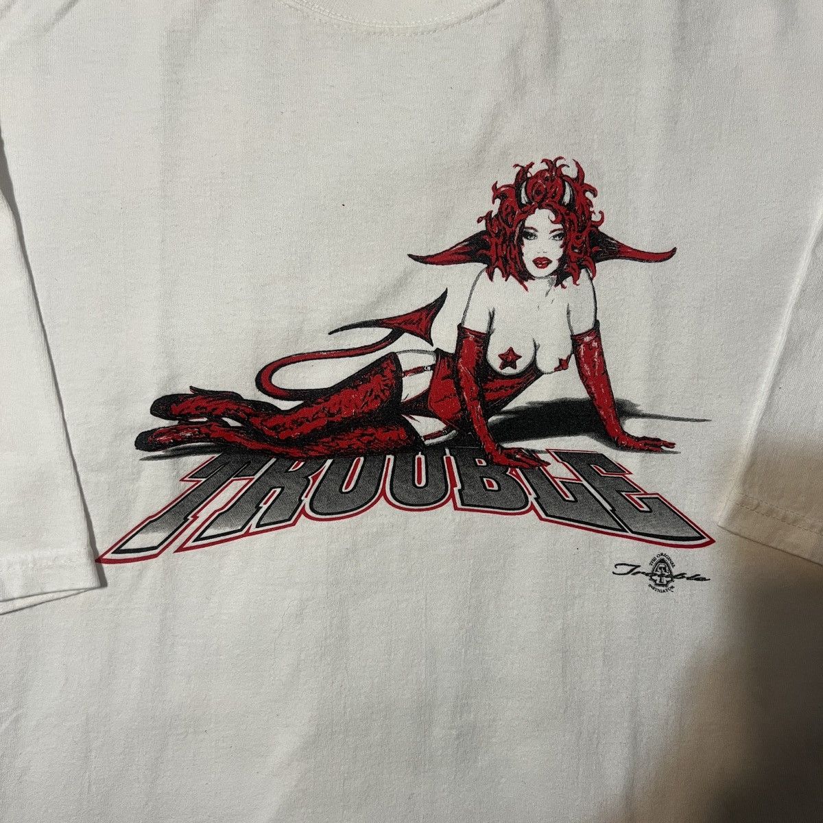 Vintage Vintage Y2K Poster Pop Devil Girl Succubus 2XL XXL Size US XXL / EU 58 / 5 - 2 Thumbnail