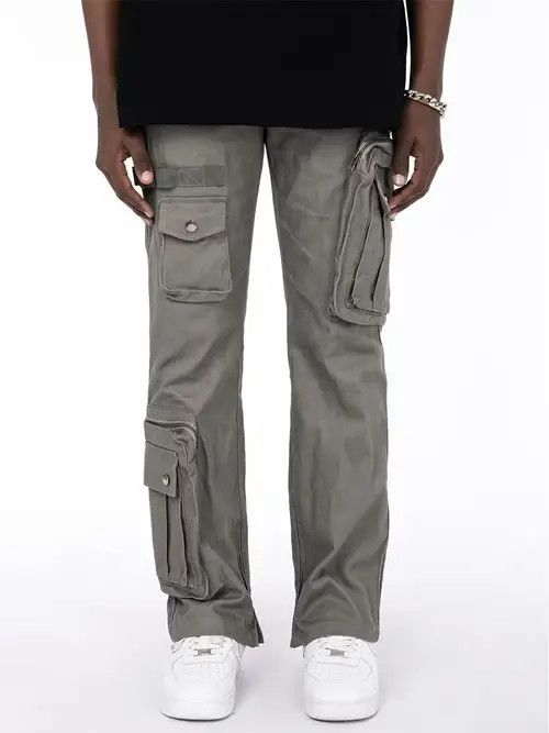 Japanese Brand multi function pocket zip outdoor tech cargo pants Size US 32 / EU 48 - 2 Thumbnail
