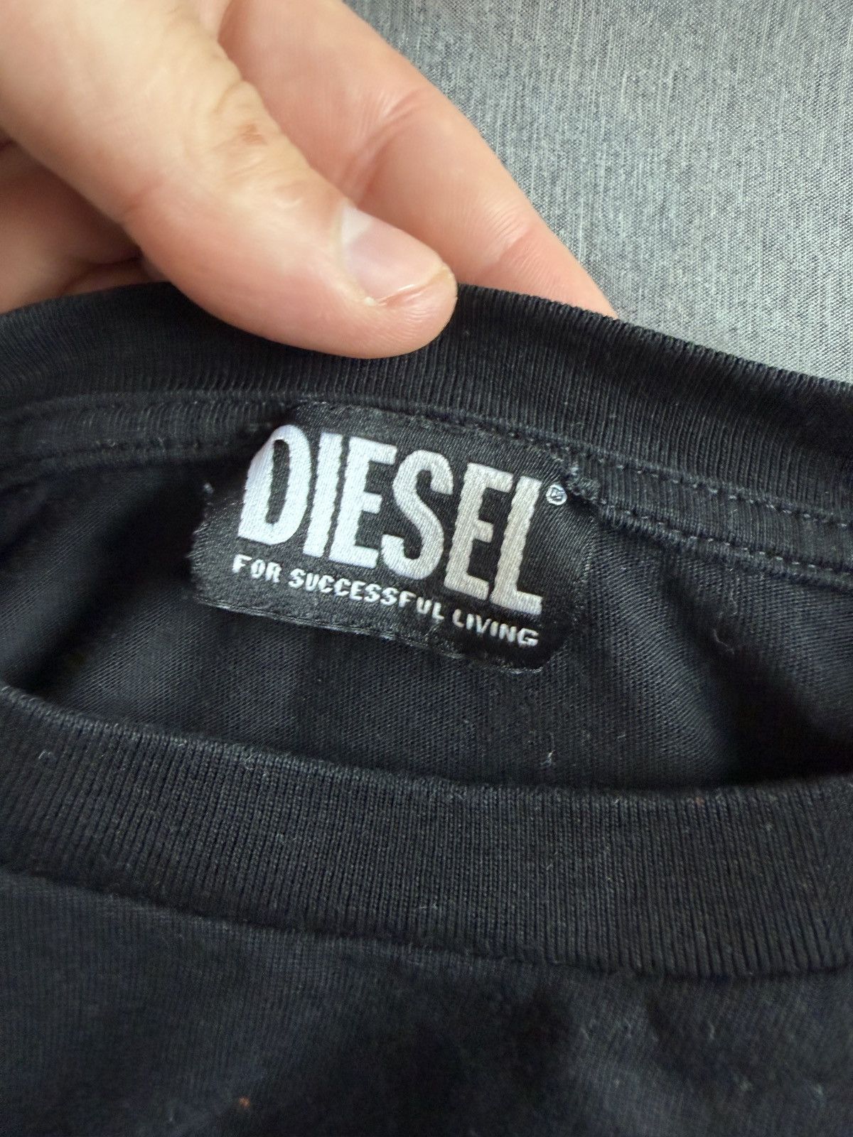 Diesel Diesel black + yellow tee Size US L / EU 52-54 / 3 - 2 Thumbnail