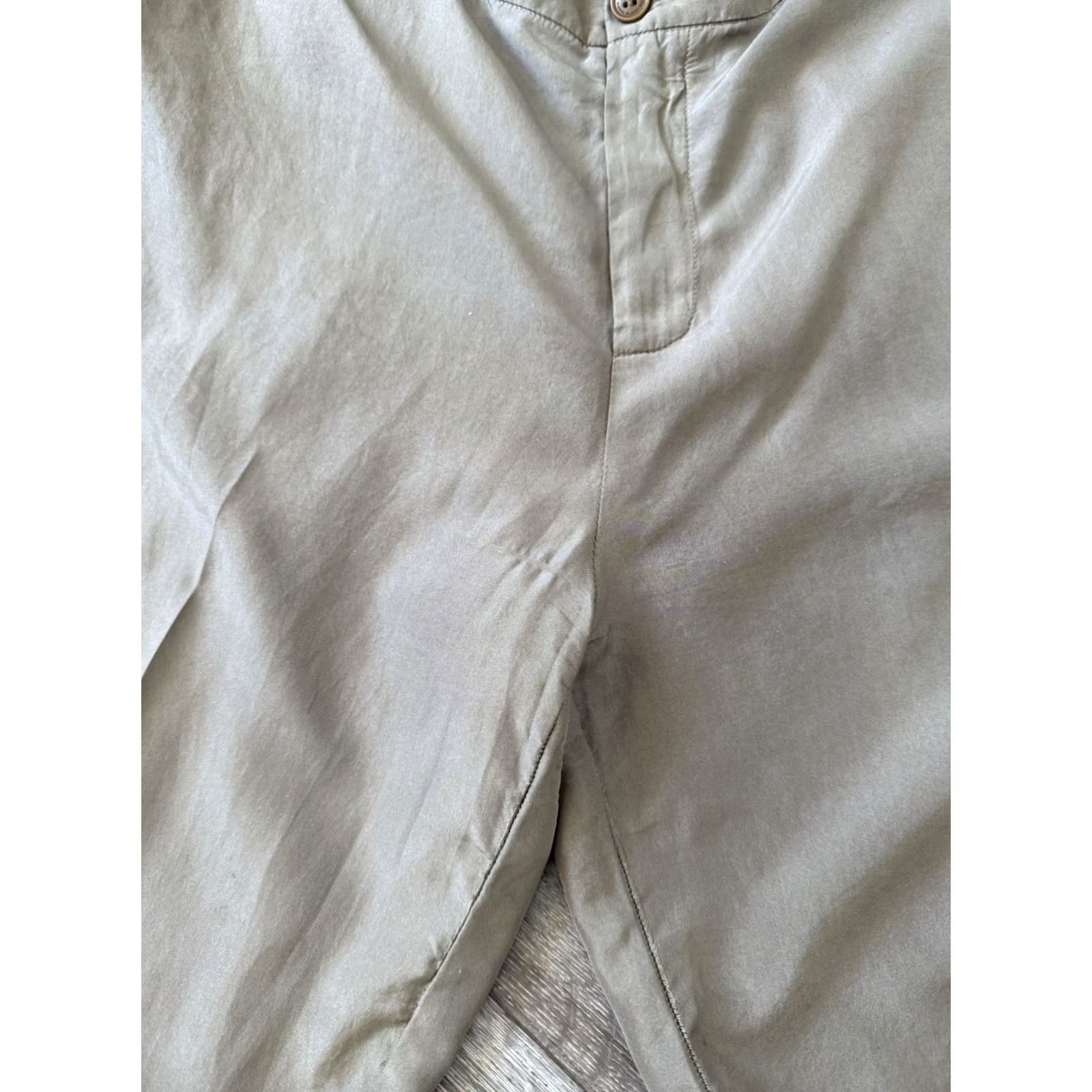 Diesel Diesel Silk Black Gold Pants Straight Leg Beige Women 44 Silk Pants Dress Pants Regular Pockets Luxury Beije/Beige Knit? Size 30" / US 8 / IT 44 - 7 Thumbnail