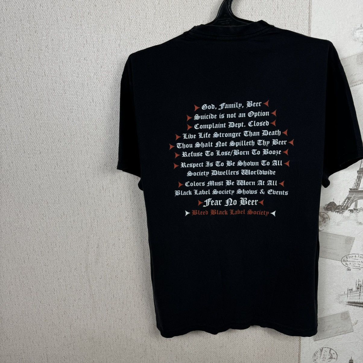 Band Tees × Vintage Vintage Black Label Society T shirt Black L Rock Band Size US L / EU 52-54 / 3 - 14 Thumbnail