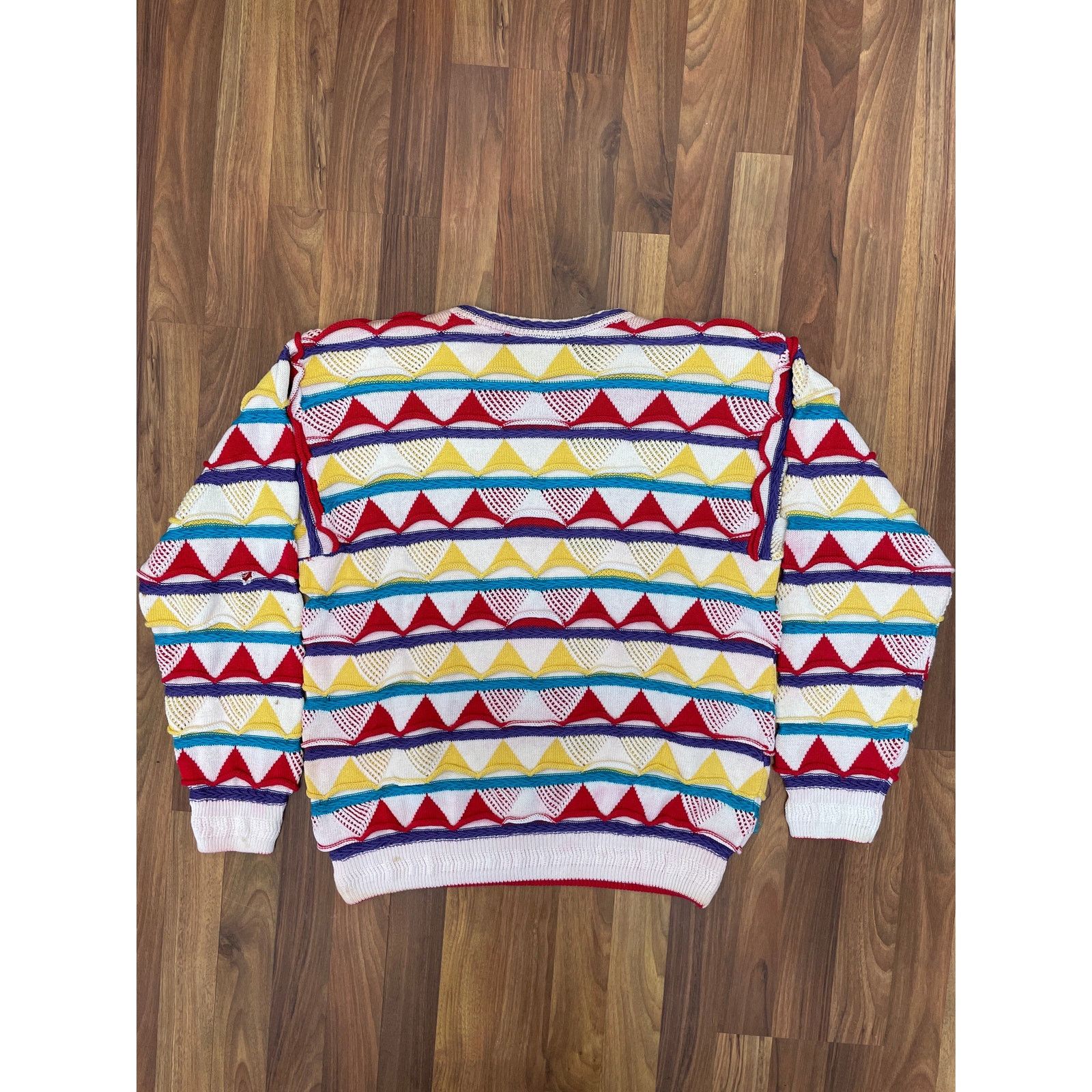 Coogi Vintage 1990's Coogi Geometric Pullover Knitted Sweater M Size US M / EU 48-50 / 2 - 4 Thumbnail