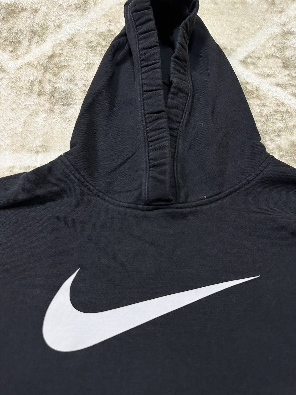 Nike Nike Black Swoosh Hoodie - Classic Streetwear Essential Size US M / EU 48-50 / 2 - 2 Thumbnail