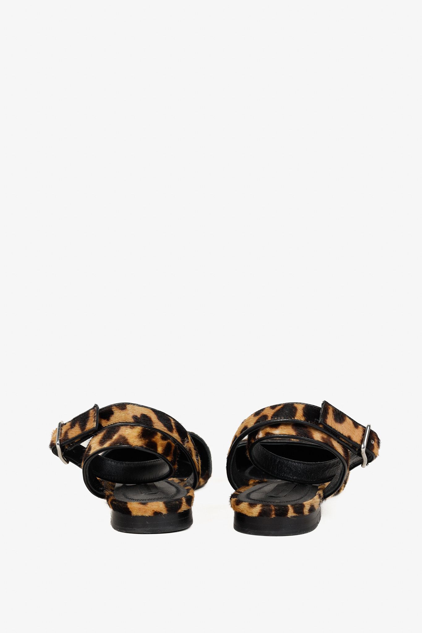 Alexander Wang Alexander Wang Lara Leopard Calf-Hair Pointed-Toe Flats Size US 6.5 / IT 36.5 - 3 Thumbnail