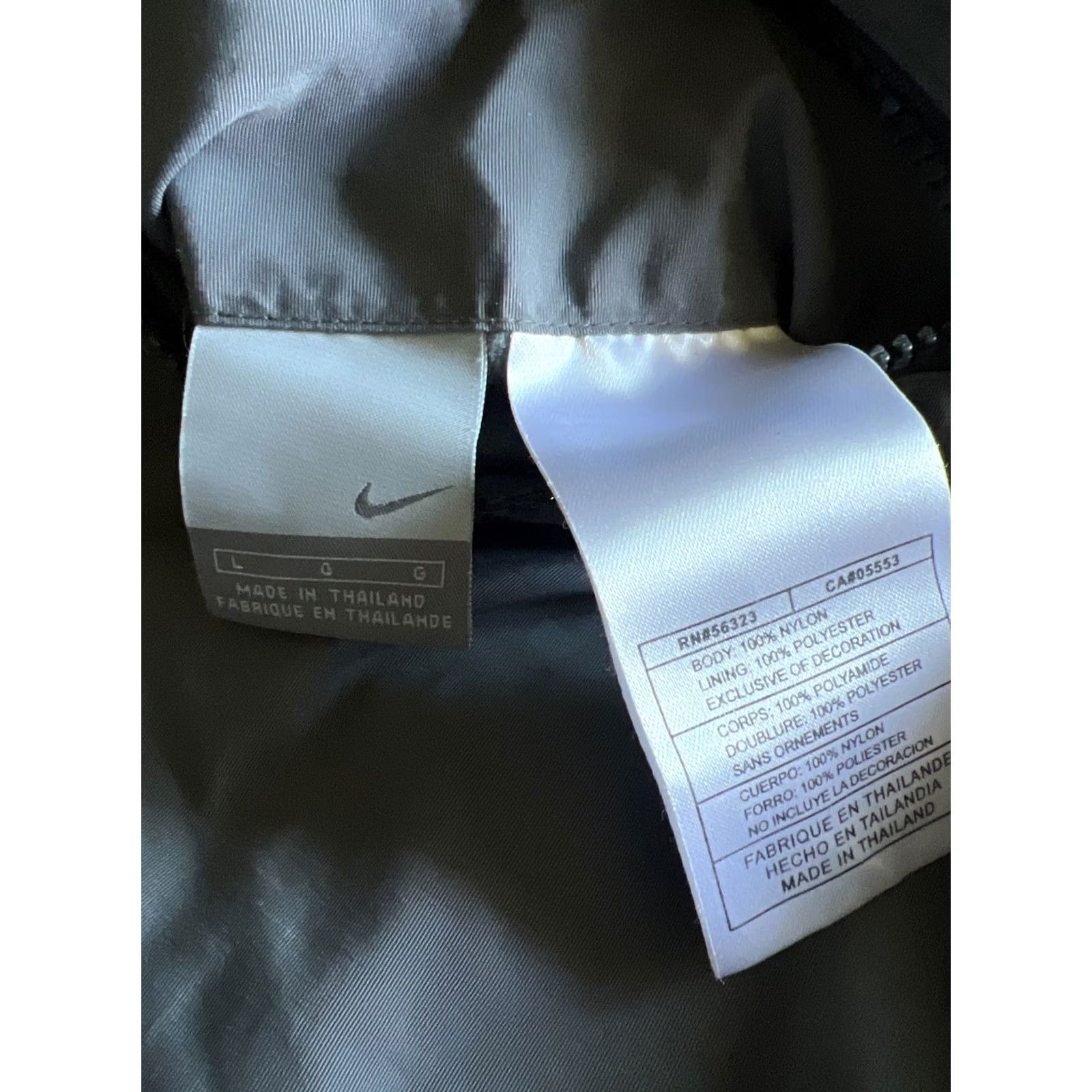 Nike VINTAGE Nike Jacket Mens Large Reversible Nylon Fleece Full Zip Hooded Pockets Gray/Yellow Logo Weathergear 90s Style Mens Size US L / EU 52-54 / 3 - 4 Thumbnail