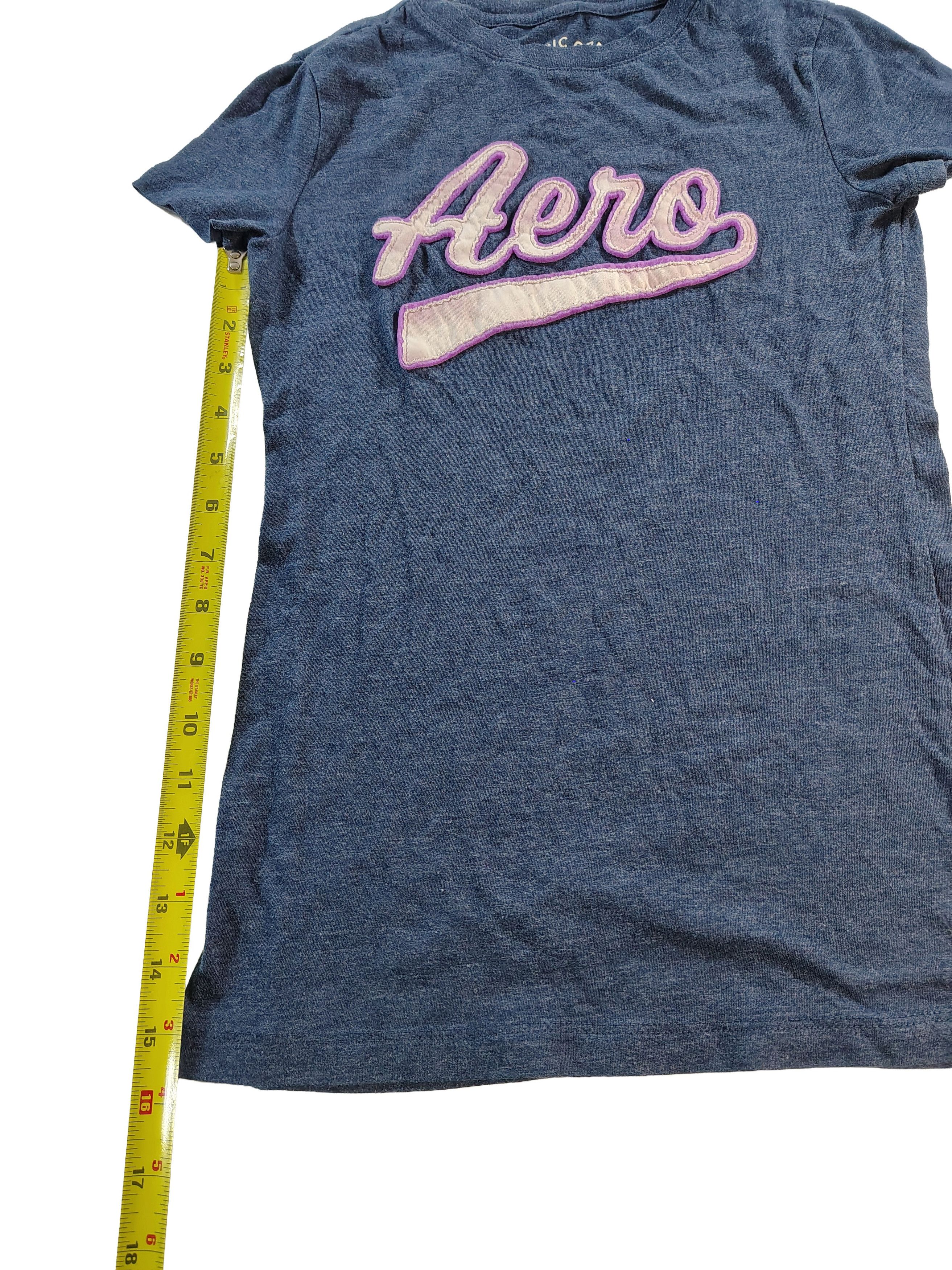 Aeropostale Women's Dark Grey Aeropostale Classic Crew XS T-Shirt Size XS / US 0-2 / IT 36-38 - 5 Thumbnail