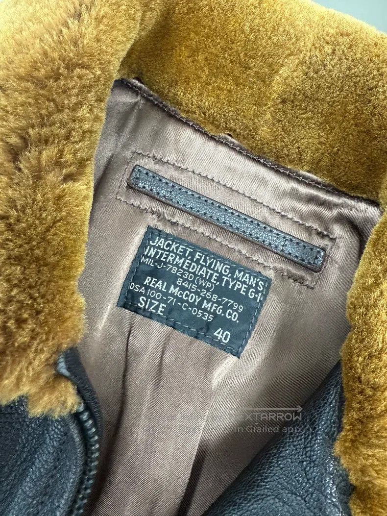 The Real McCoy's The Real McCoys G1 flight jacket Size US M / EU 48-50 / 2 - 7 Thumbnail