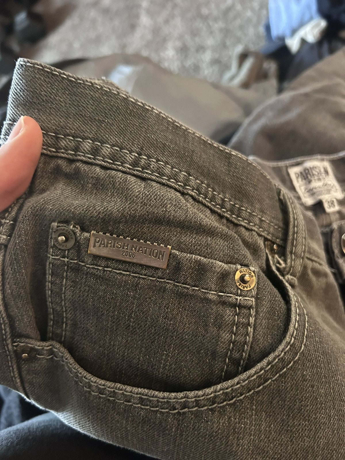 Other Parish denim jeans Size US 38 / EU 54 - 2 Thumbnail