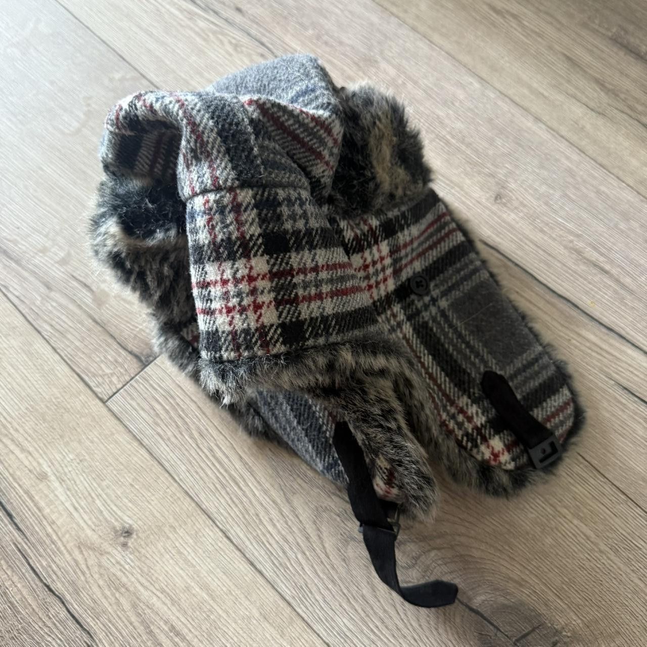 Vintage Uschanka Hat Vintage Warmed Sherpa Lined Size ONE SIZE - 3 Thumbnail
