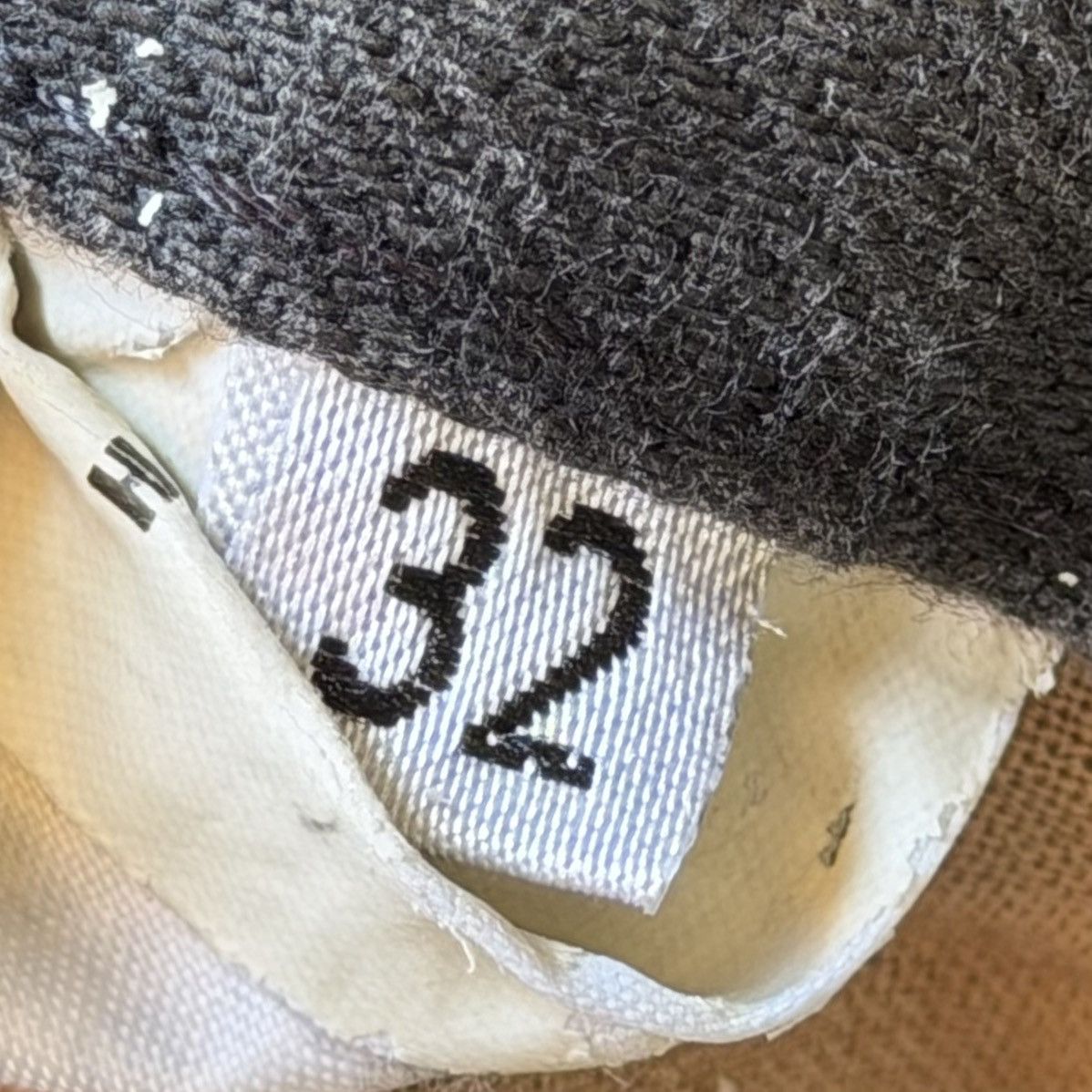 Helmut Lang Vintage 2000s Helmut Lang THRASHED Charcoal Painter Denim Size US 32 / EU 48 - 17 Thumbnail
